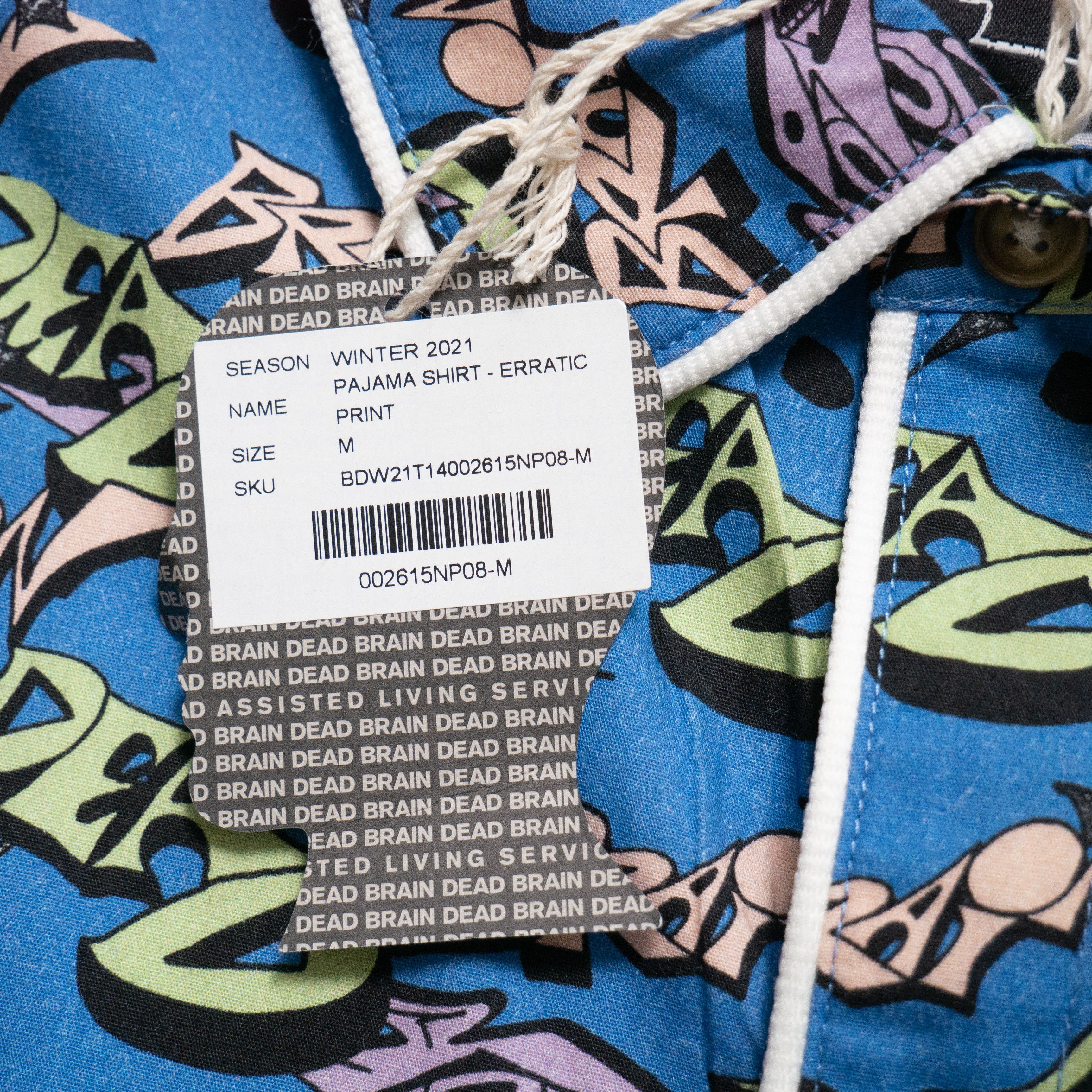Brain Dead Brain Dead Pajama Button Ups Shirt New M Size US M / EU 48-50 / 2 - 8 Thumbnail