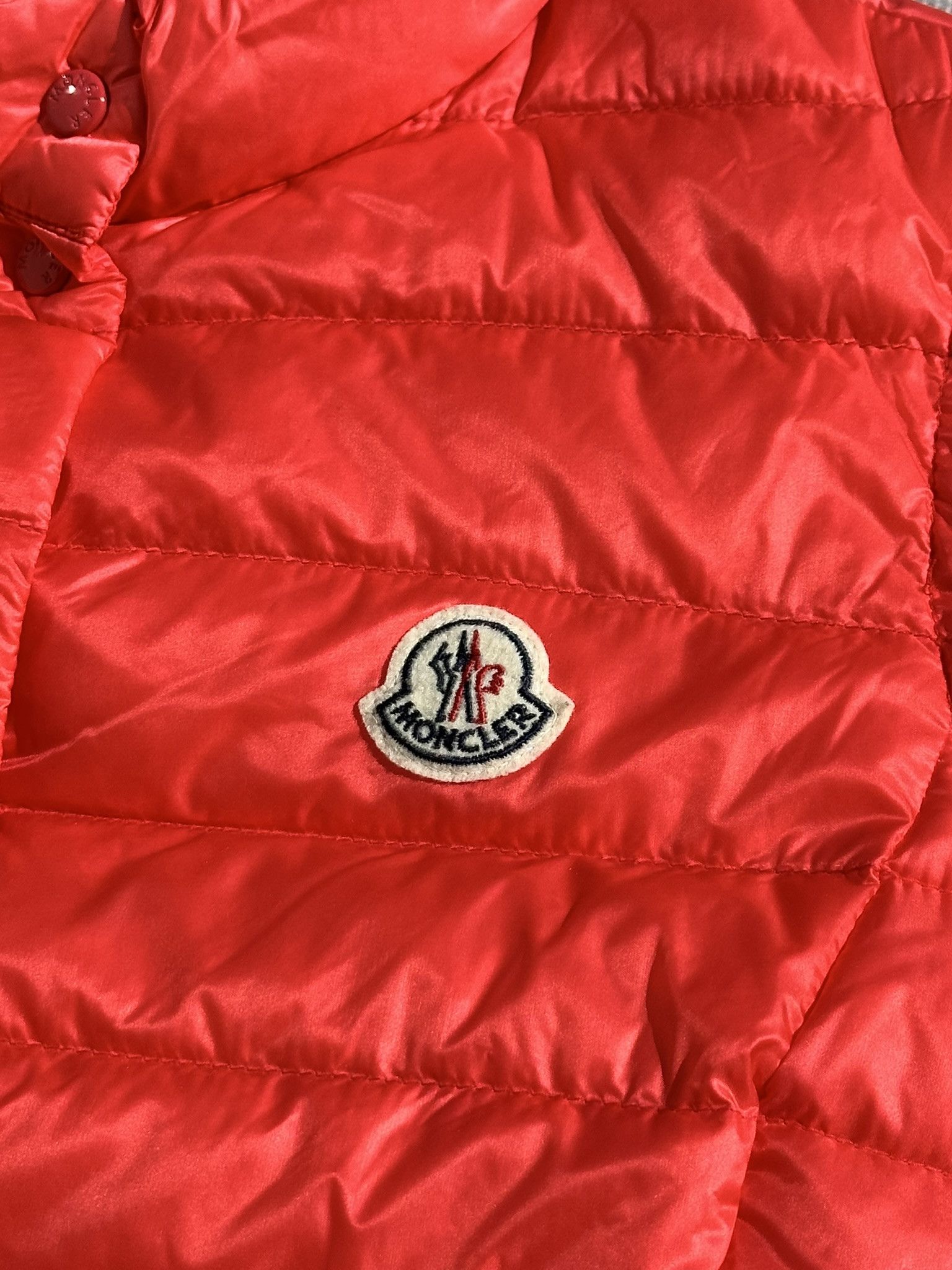 Moncler Moncler Vest Sleeveless Jacket Coral Pink Patch Logo Size S / US 4 / IT 40 - 4 Thumbnail