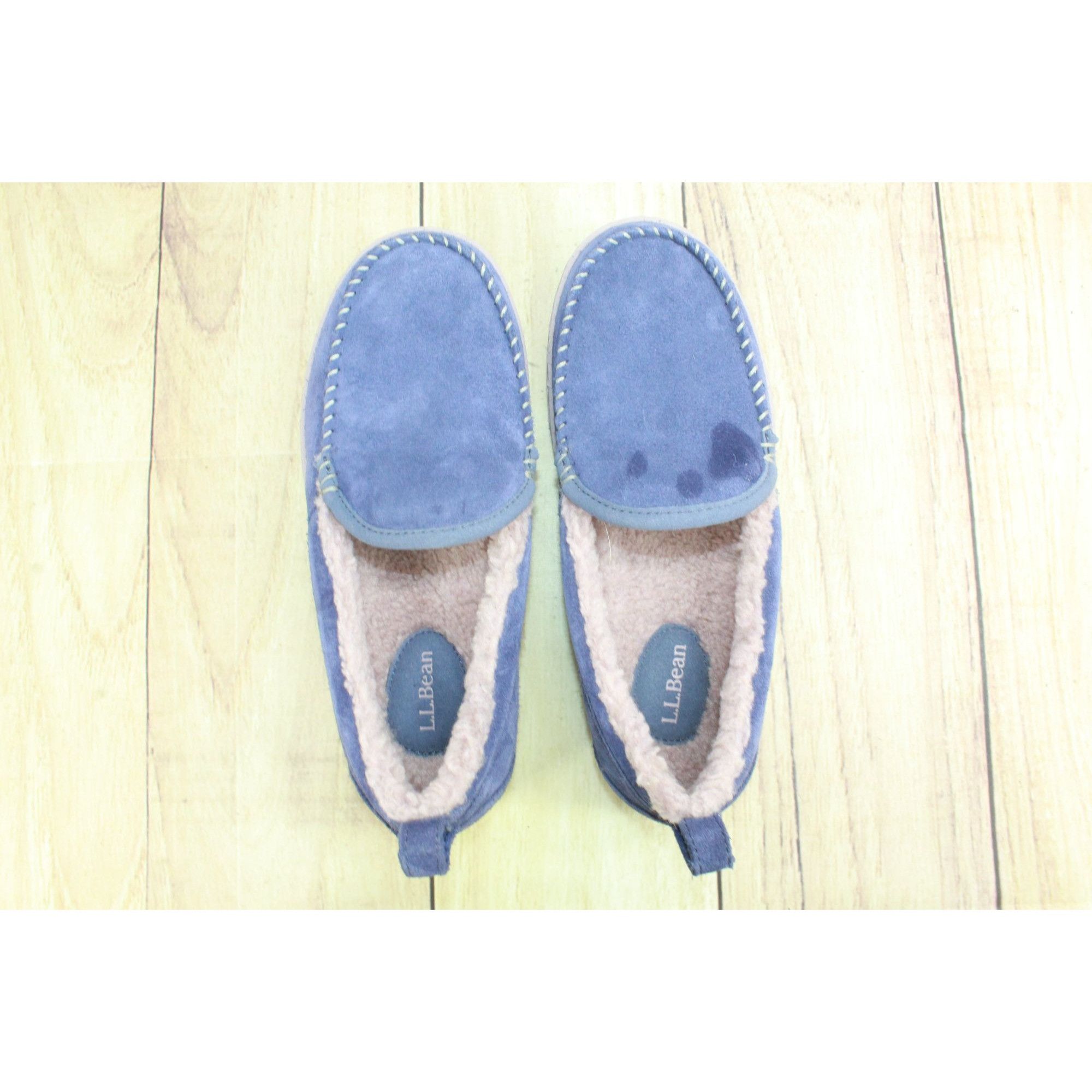 L.L. Bean LL Bean Women's Fleece Lined Mountain Moccasin Slippers 8 M Size US 8 / IT 38 - 7 Thumbnail