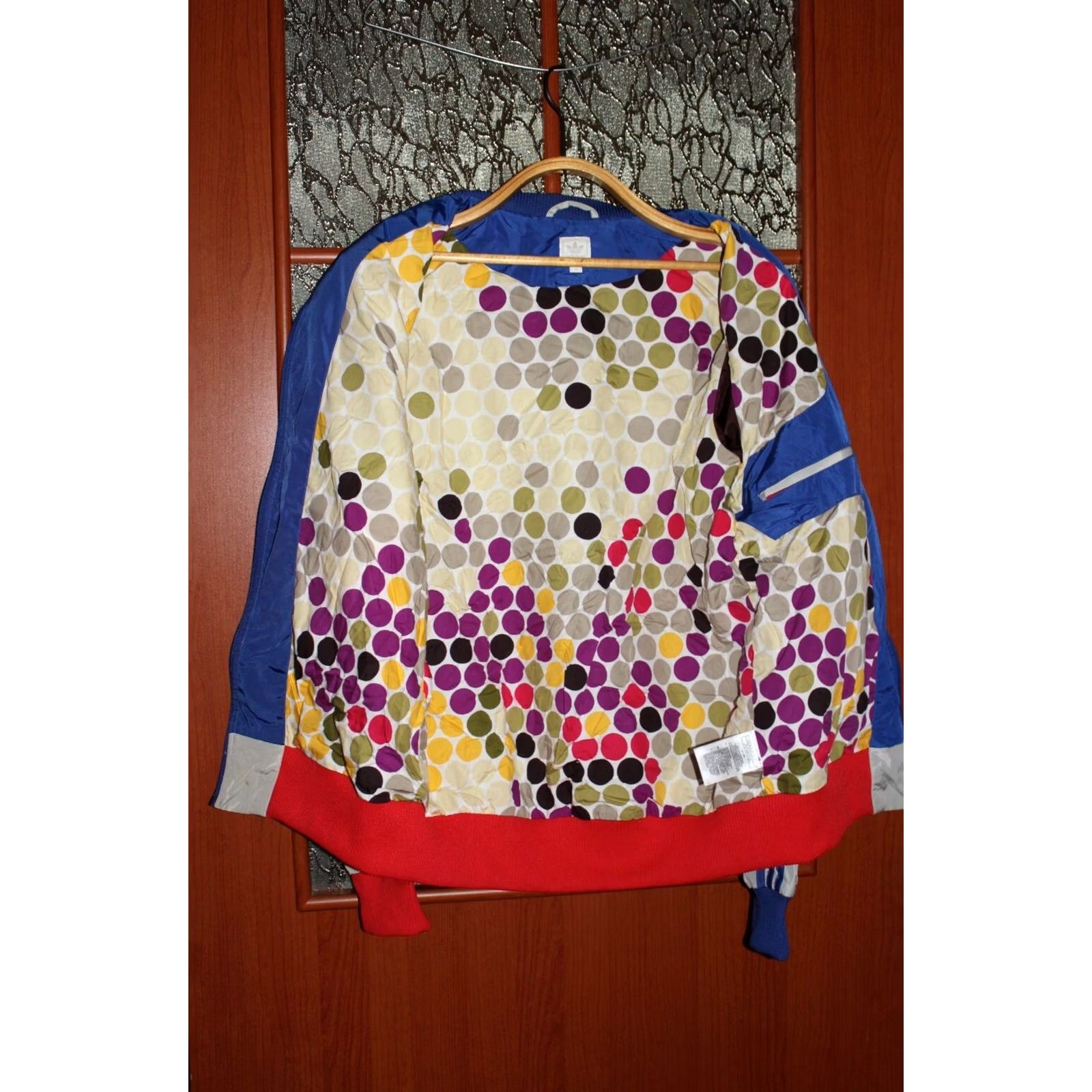 Adidas VINTAGE Adidas Originals Neo Track jacket Mens Adults M Grey/Blue/Red Colourway Size US M / EU 48-50 / 2 - 4 Thumbnail