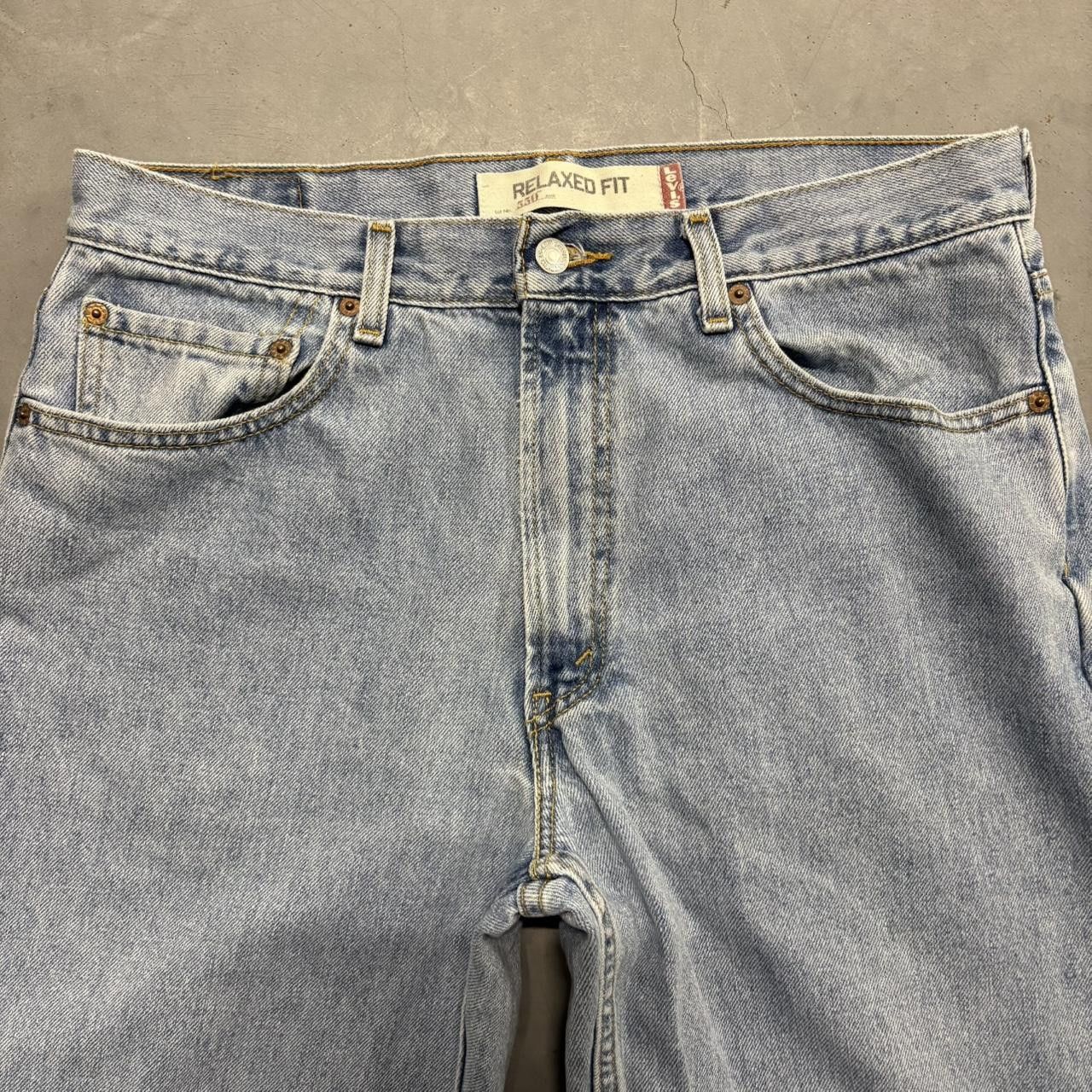 Levi's Crazy Vintage Y2K/2000s Baggy Levis 550 Skater Style Denim Jeans! Size US 34 / EU 50 - 4 Thumbnail