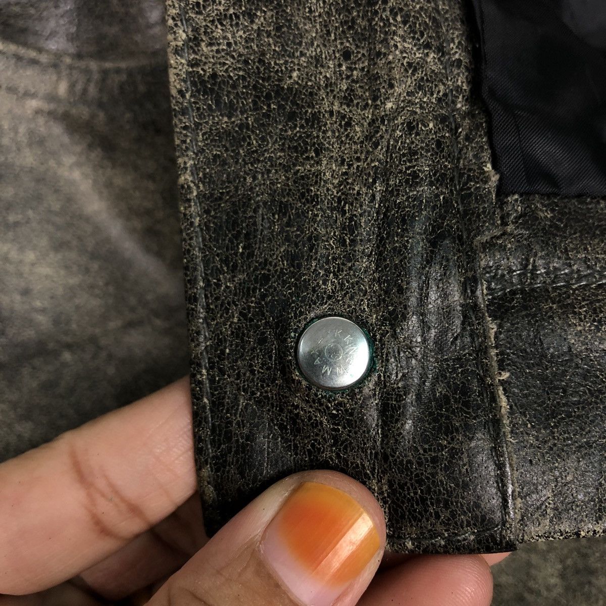 Japanese Brand 📌Vintage Biker Racing Leather Pants Dual Issey Miyake Size US 32 / EU 48 - 18 Thumbnail
