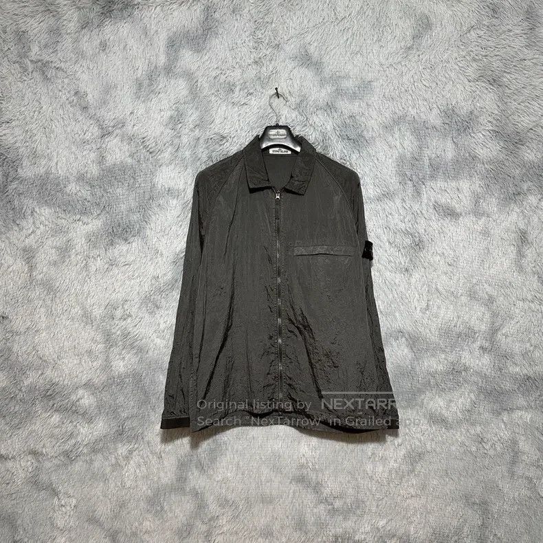 Stone Island Stone Island Metallic Nylon Jacket Coat Carbon Black XXL Size US XXL / EU 58 / 5 - 1 Thumbnail