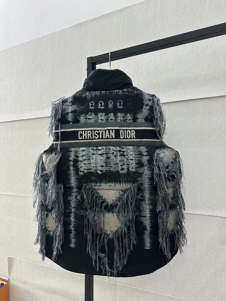Dior Dior Logo Tassel Down Vest-2506 Size XS / US 0-2 / IT 36-38 - 2 Thumbnail