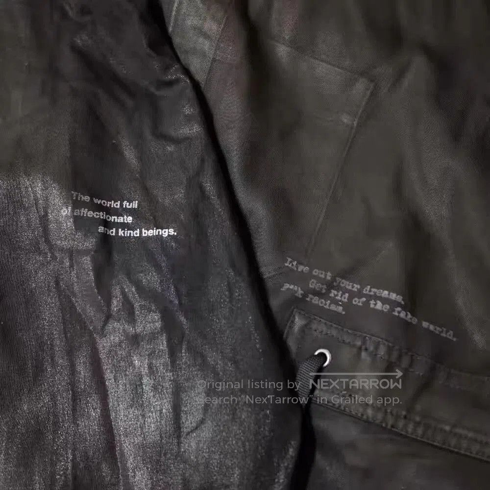 Roen Black Hooded Button-Up Heavy Coat XL. Size US XL / EU 56 / 4 - 4 Thumbnail