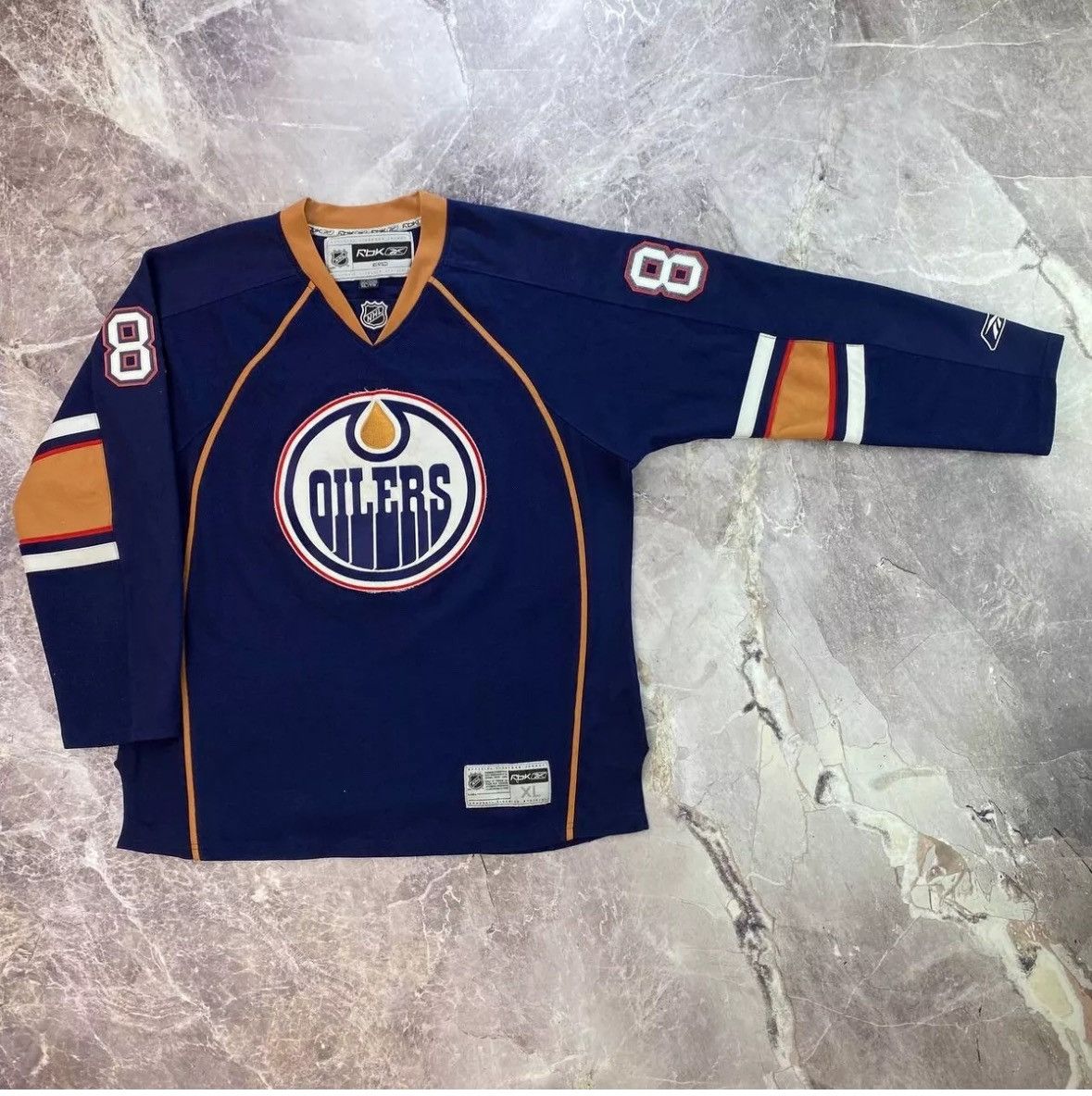NHL × Reebok Sam Gagner Edmonton Oilers Blue Reebok Hockey Jersey Men XL Size US XL / EU 56 / 4 - 6 Thumbnail