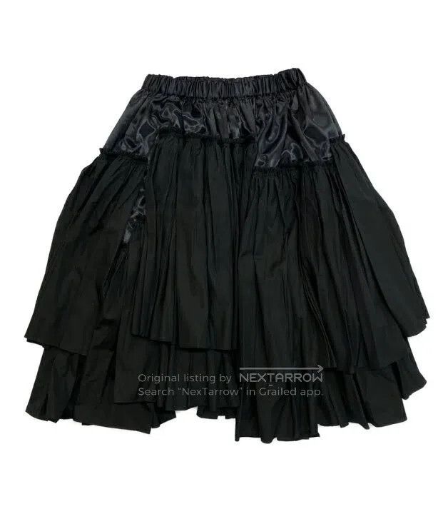 Comme des Garcons size XS Black vintage panel skirt