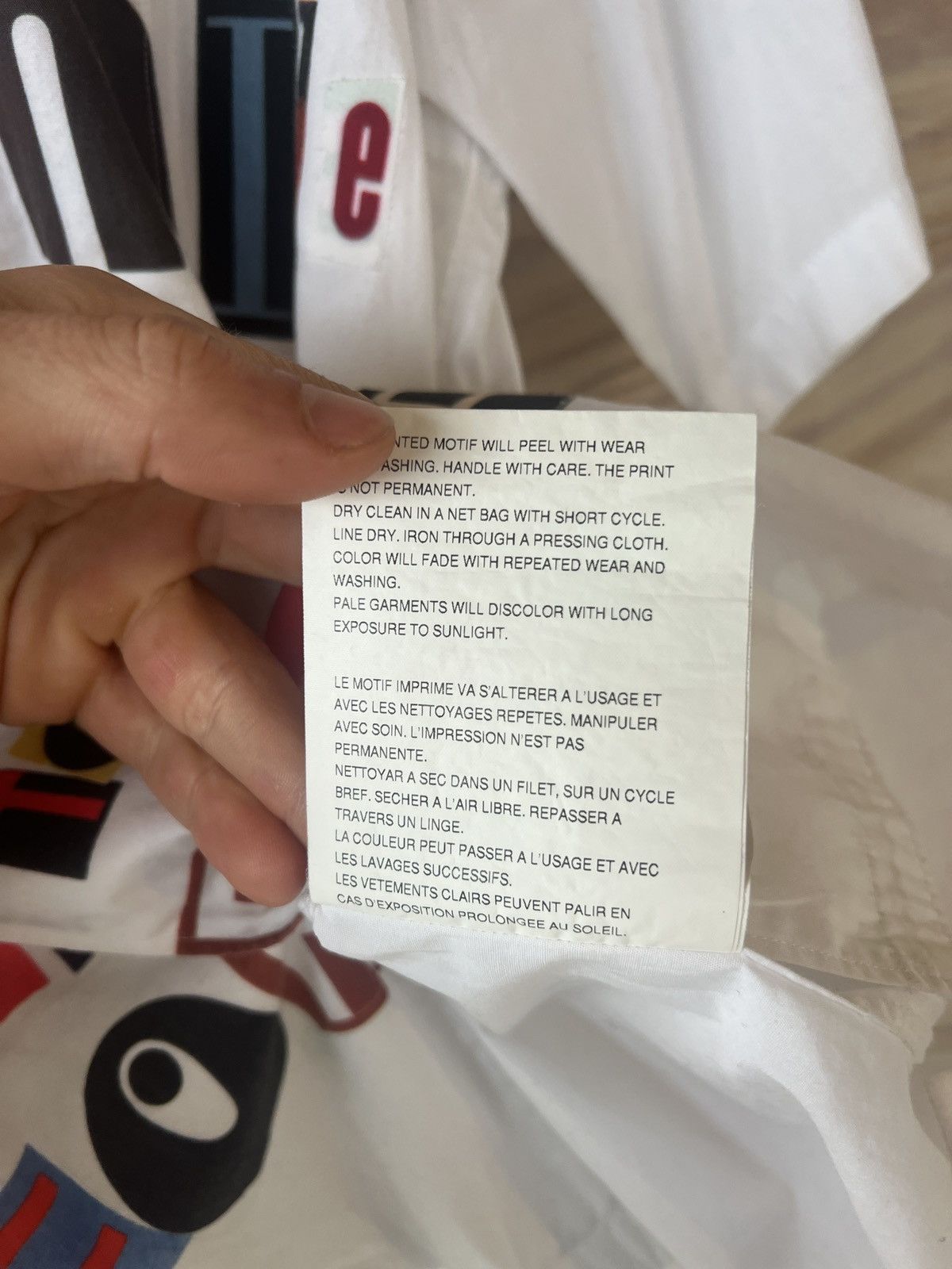 Comme des Garcons × Junya Watanabe Comme des Garçons Junya Poem shirt 2001 Size US M / EU 48-50 / 2 - 8 Thumbnail