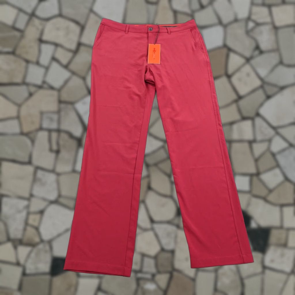 Vintage Short Par 4 Pants Mens 34x32 Red Mark Chino Flex Performance Straight Leg Golf Pants Size US 34 / EU 50 - 1 Thumbnail