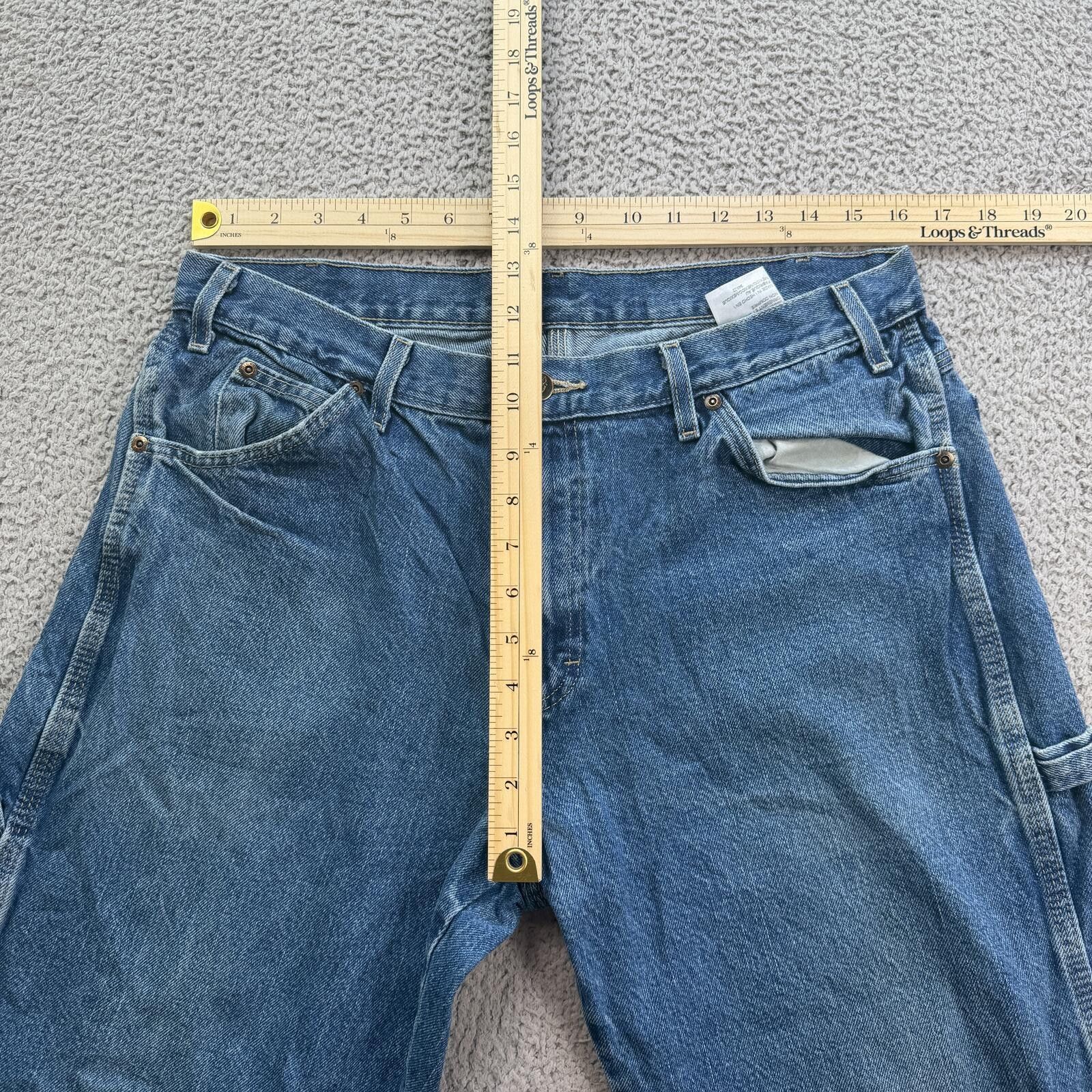 Dickies Vintage Dickies Carpenter Jeans Baggy Distressed Denim 30x30 Size US 30 / EU 46 - 3 Thumbnail