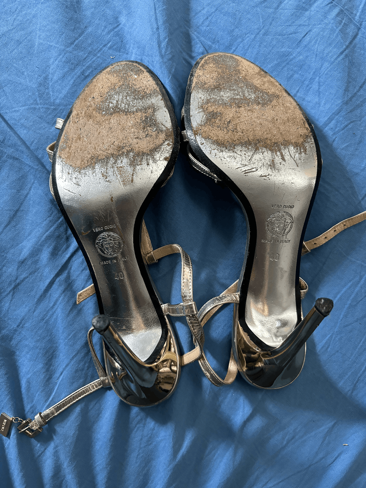 Versace Vintage strappy Versace heels, EU40 Size US 10 / IT 40 - 5 Thumbnail
