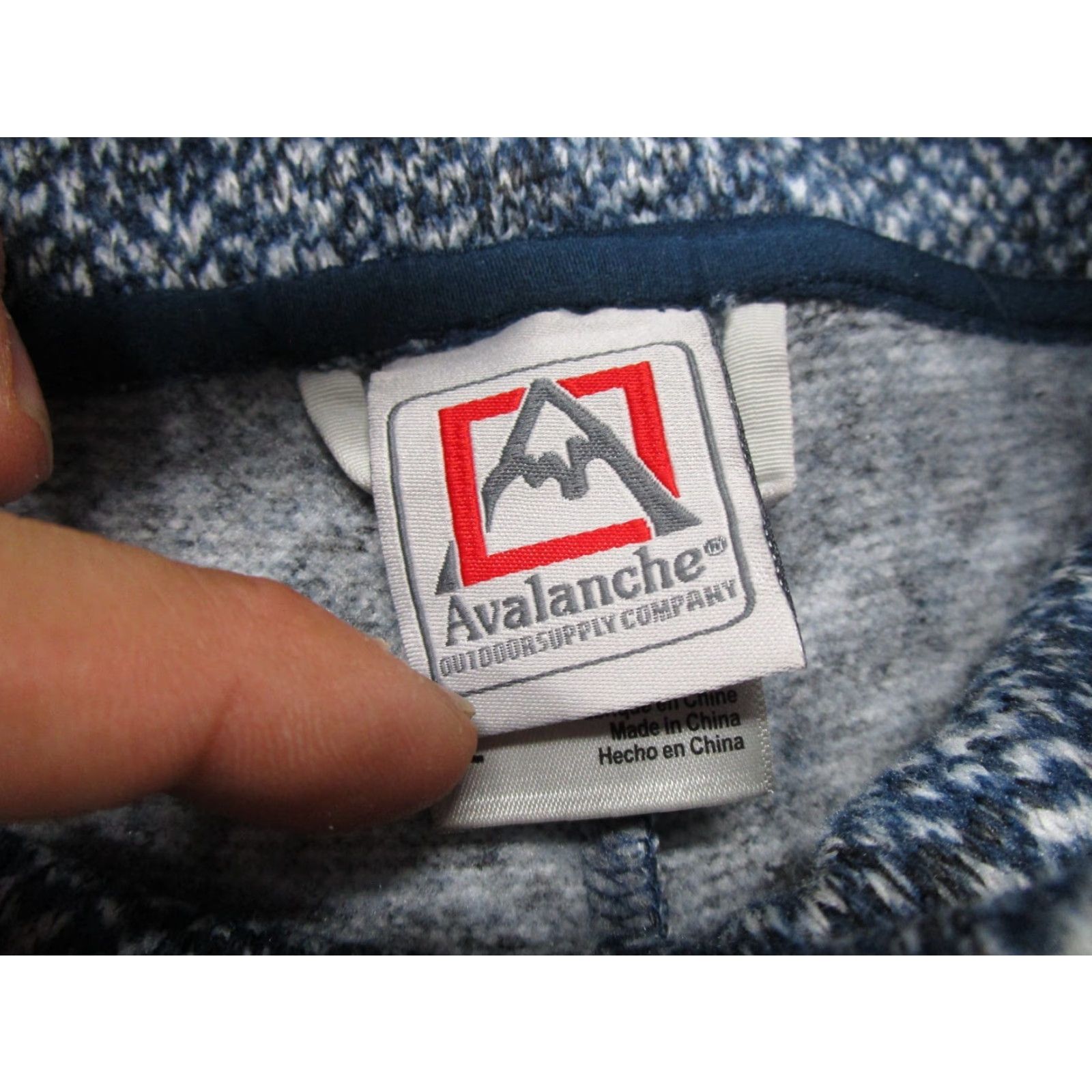 Avalanche Avalanche Blue Pullover Mock Neck Sweater Women's L Outdoors Casual 90s Theme Size L / US 10 / IT 46 - 2 Thumbnail