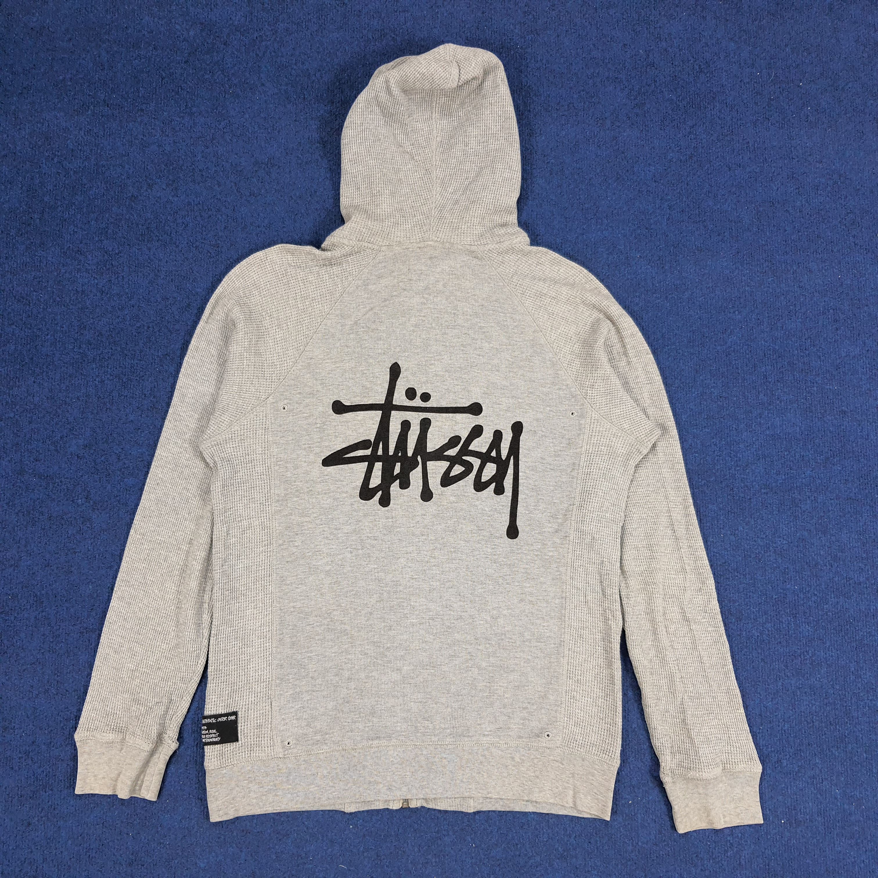 Stussy × Vintage Vintage Stussy Skateboards Custom Logo Zipper Hoodies Size US M / EU 48-50 / 2 - 1 Thumbnail