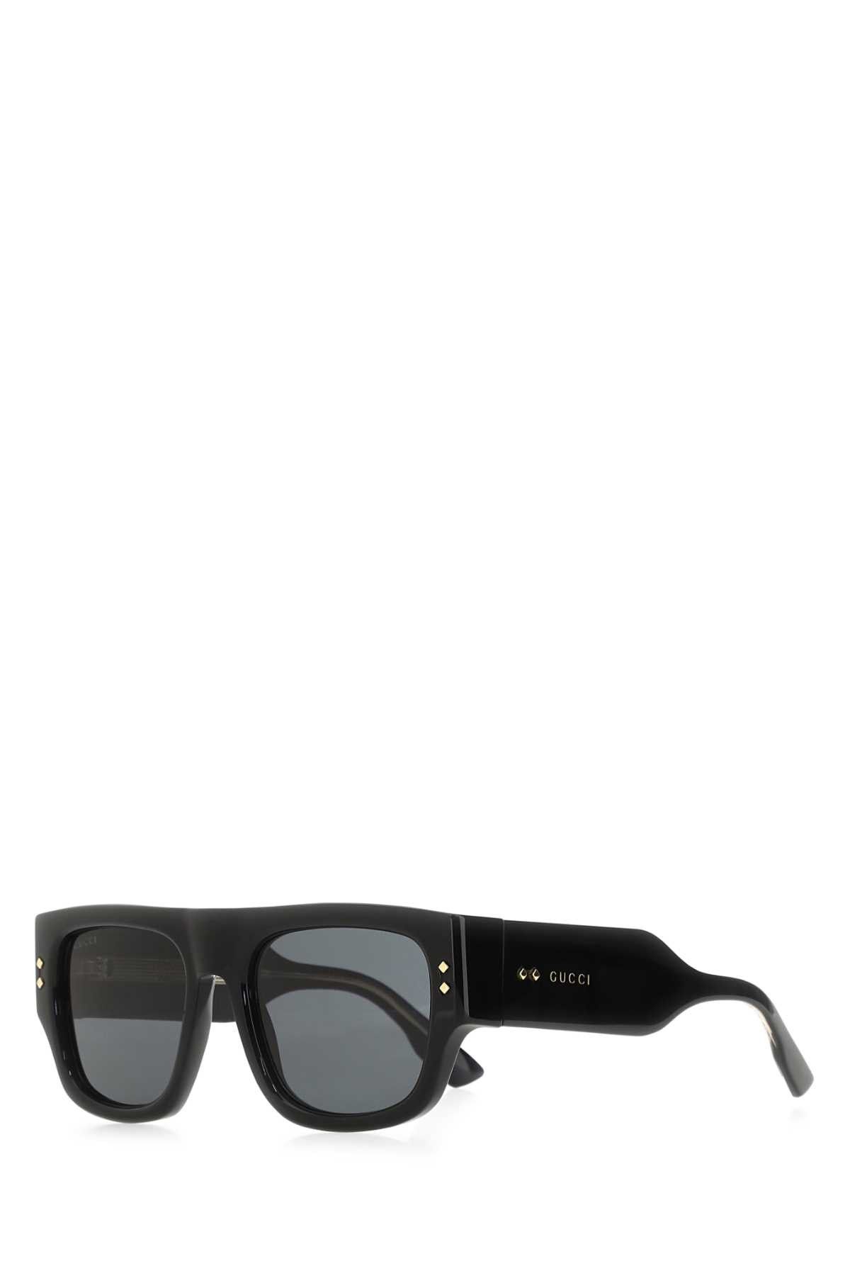 Gucci Black Acetate Sunglasses Size ONE SIZE - 1 Thumbnail