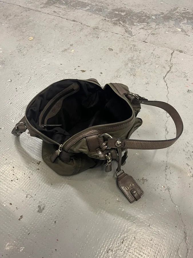 Dolce & Gabbana 2000s Dolce & Gabbana Khaki Green Multi Zip Mila Handle Bag Size ONE SIZE - 8 Thumbnail
