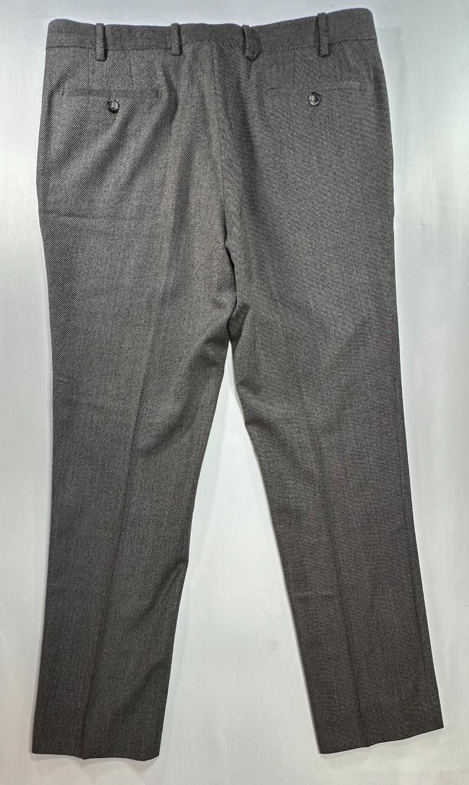Other Boggi Milano Italian Wool Flat Dress Pants Gray Mens 36/30 Size US 36 / EU 52 - 2 Thumbnail