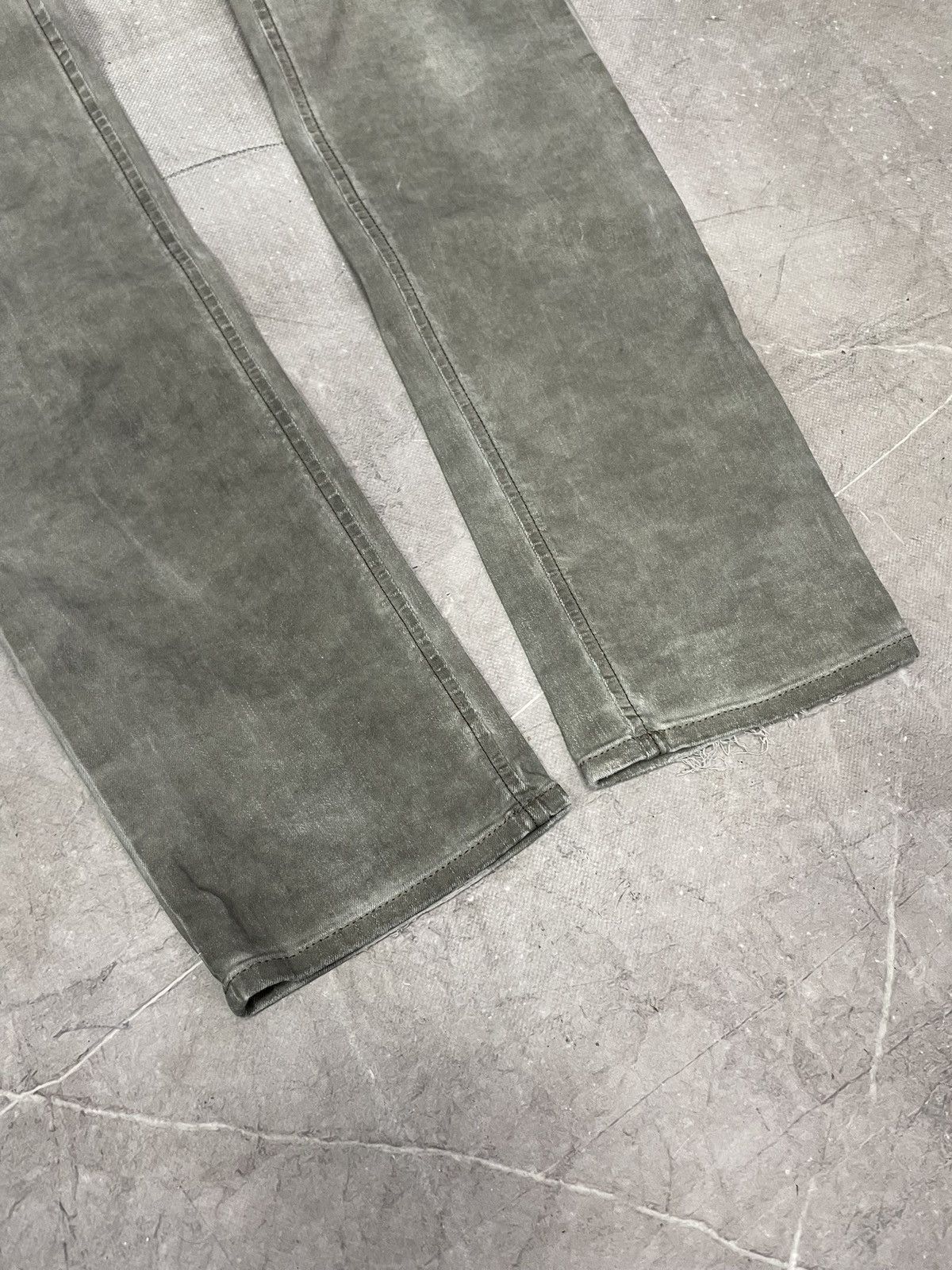 Diesel Diesel Vintage Distressed Washed Grey boris bijan style Size US 33 - 4 Thumbnail