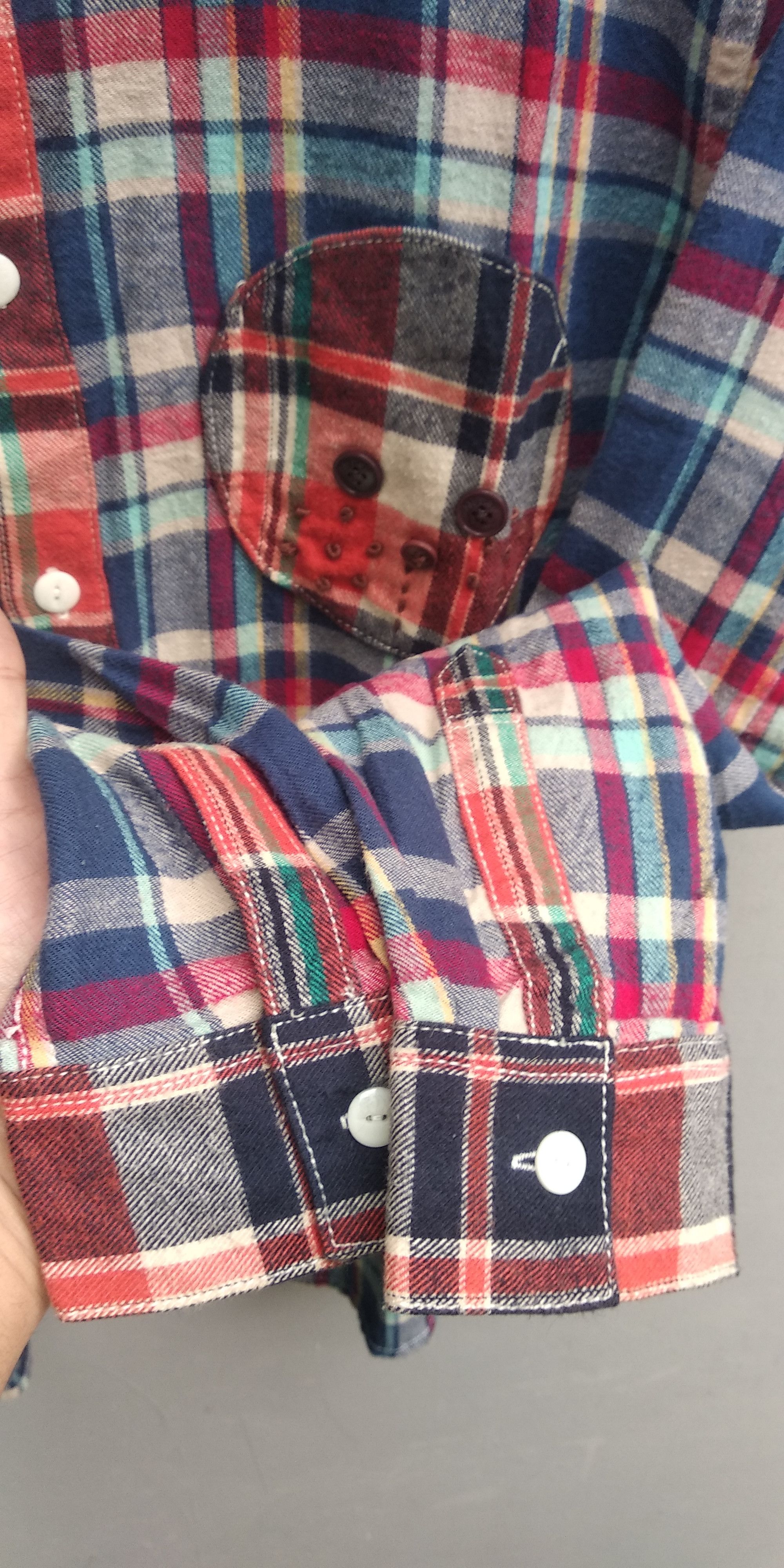 Ne-Net Ne-net plaid button shirt up Size M / US 6-8 / IT 42-44 - 3 Thumbnail