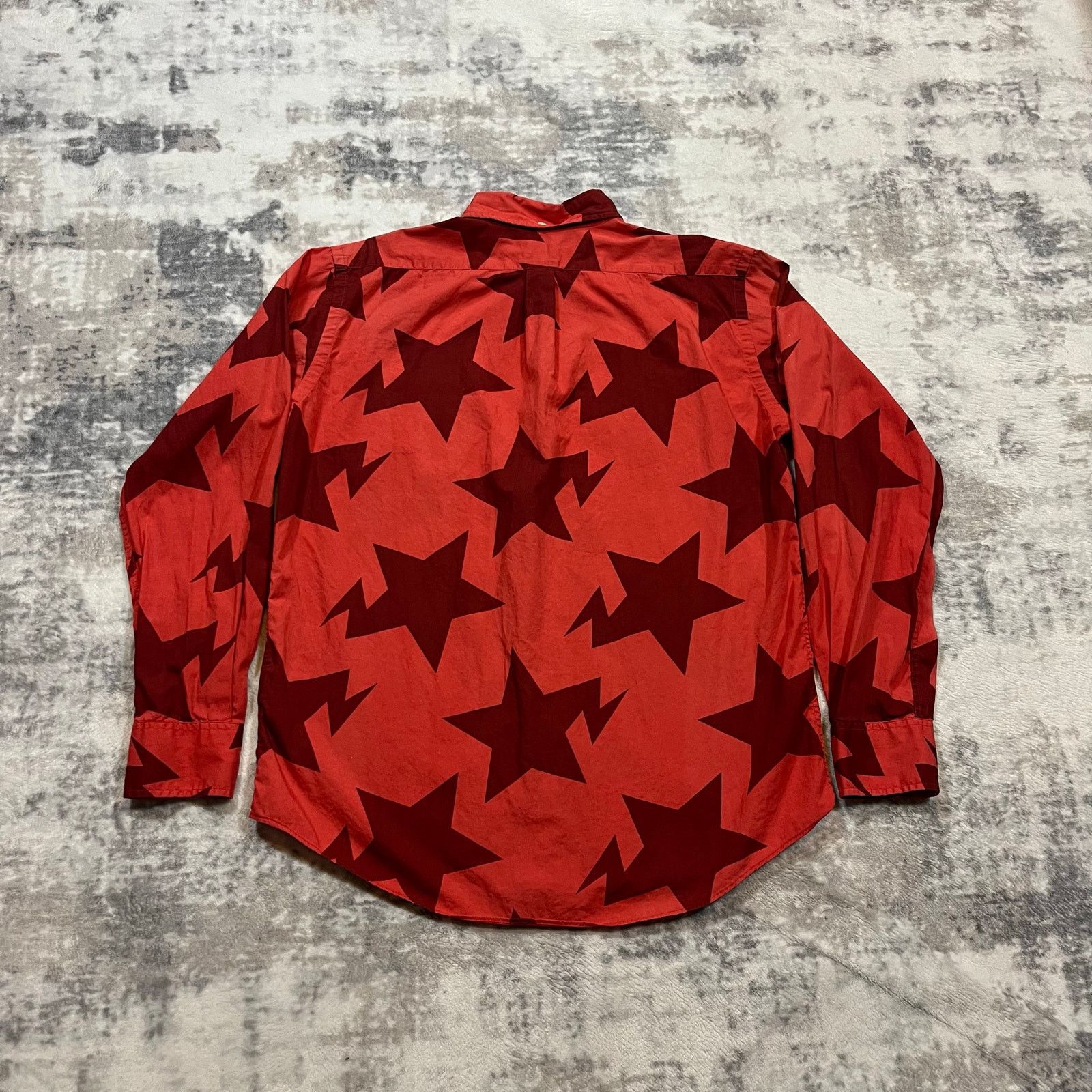 Bape × Nigo Authentic Bape 2000's All Over Sta Print Button Up Shirt M Size US M / EU 48-50 / 2 - 6 Thumbnail