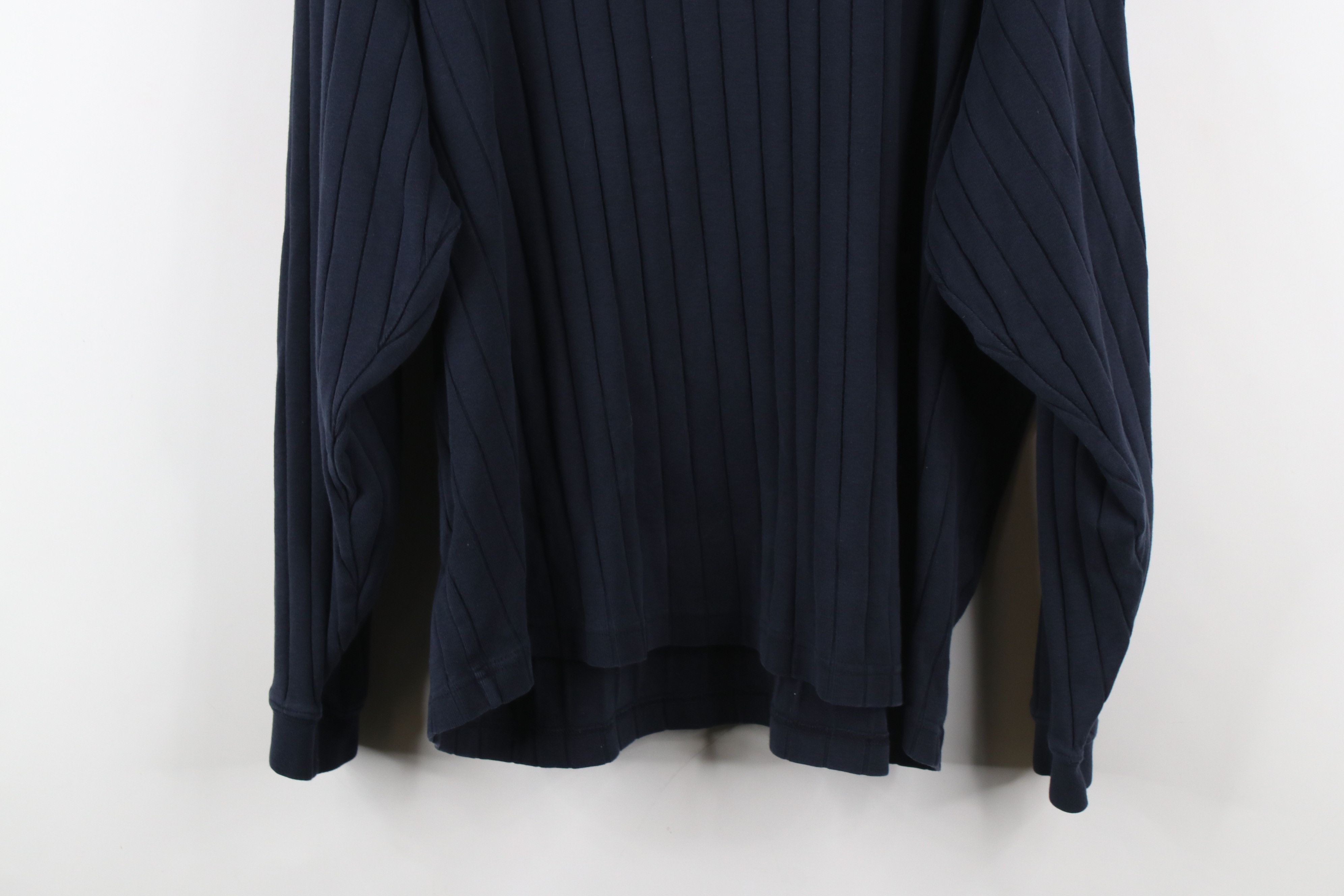 Vintage Vintage 90s Streetwear Ribbed Knit Long Sleeve T-Shirt USA Size US L / EU 52-54 / 3 - 10 Thumbnail
