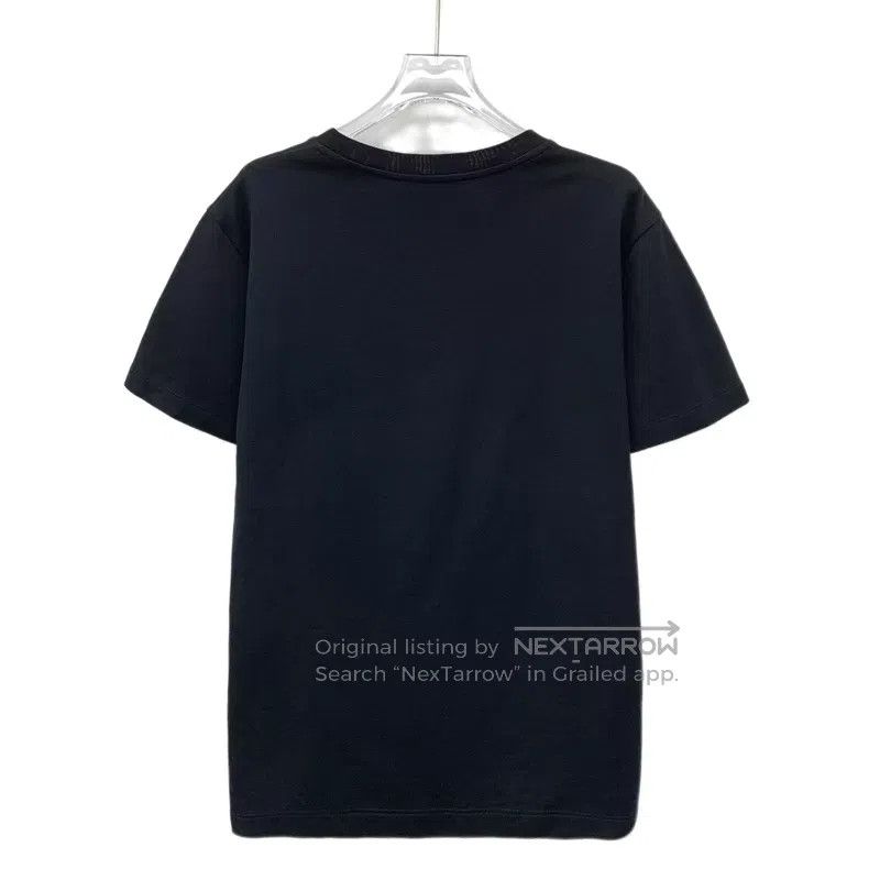 Louis Vuitton Louis Vuitton 25 black logo monogrammed cotton crewneck sh Size US L / EU 52-54 / 3 - 2 Thumbnail