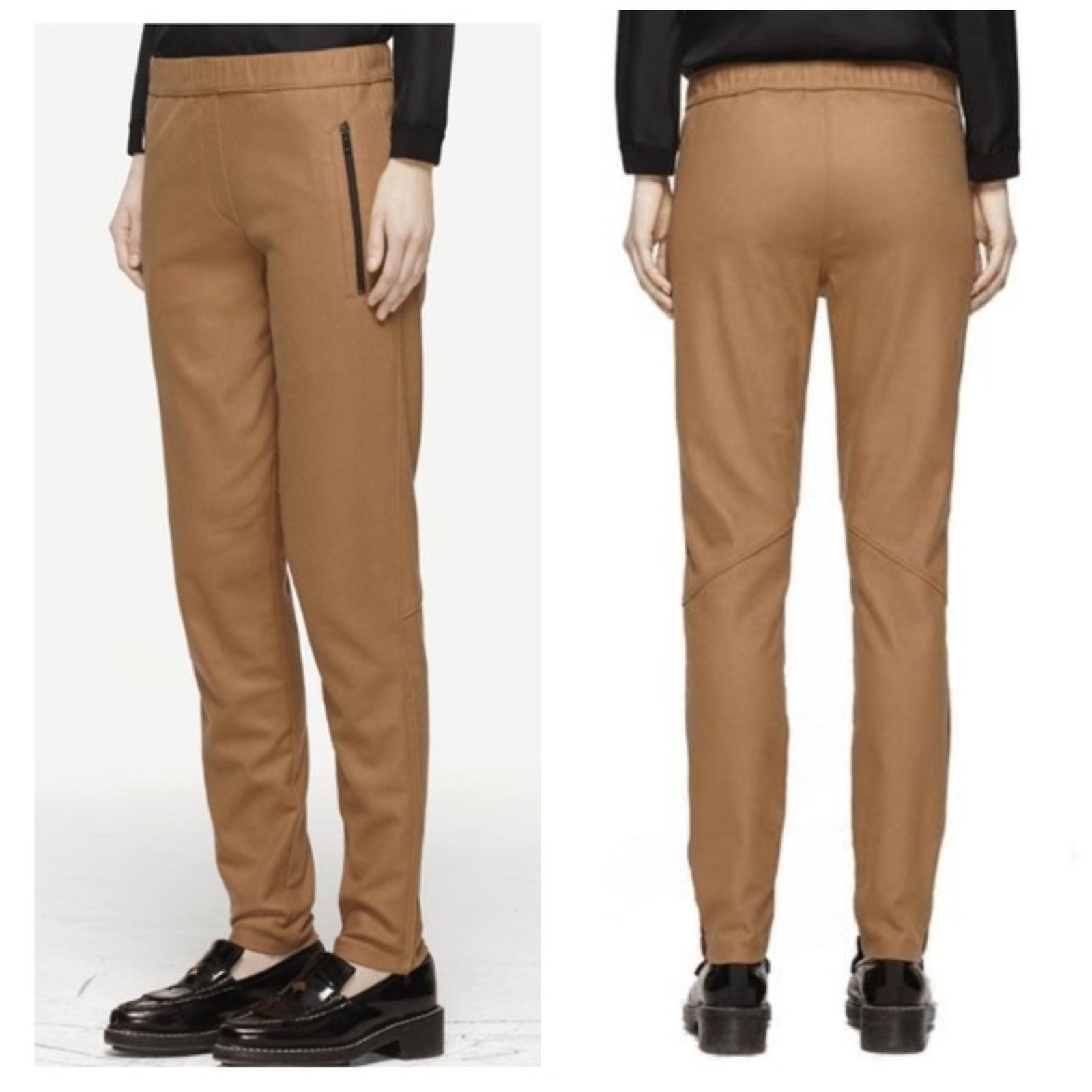 Rag & Bone Rag & Bone Eugenia Pants Jogger Camel Melton wool Size 28" / US 6 / IT 42 - 1 Thumbnail