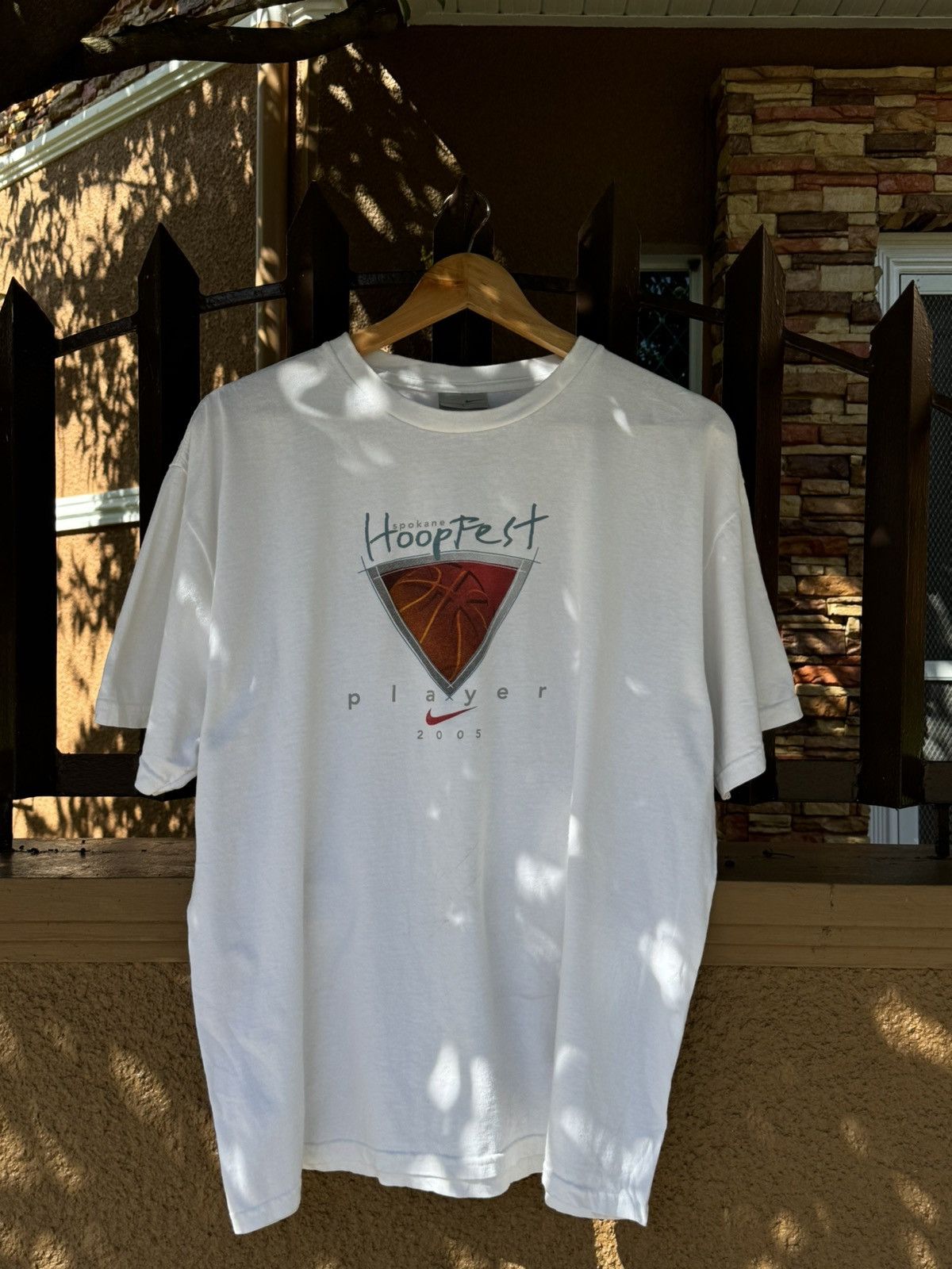 Nike × Vintage Vintage nike Hoopfest “player” 2005 Size US XL / EU 56 / 4 - 1 Thumbnail