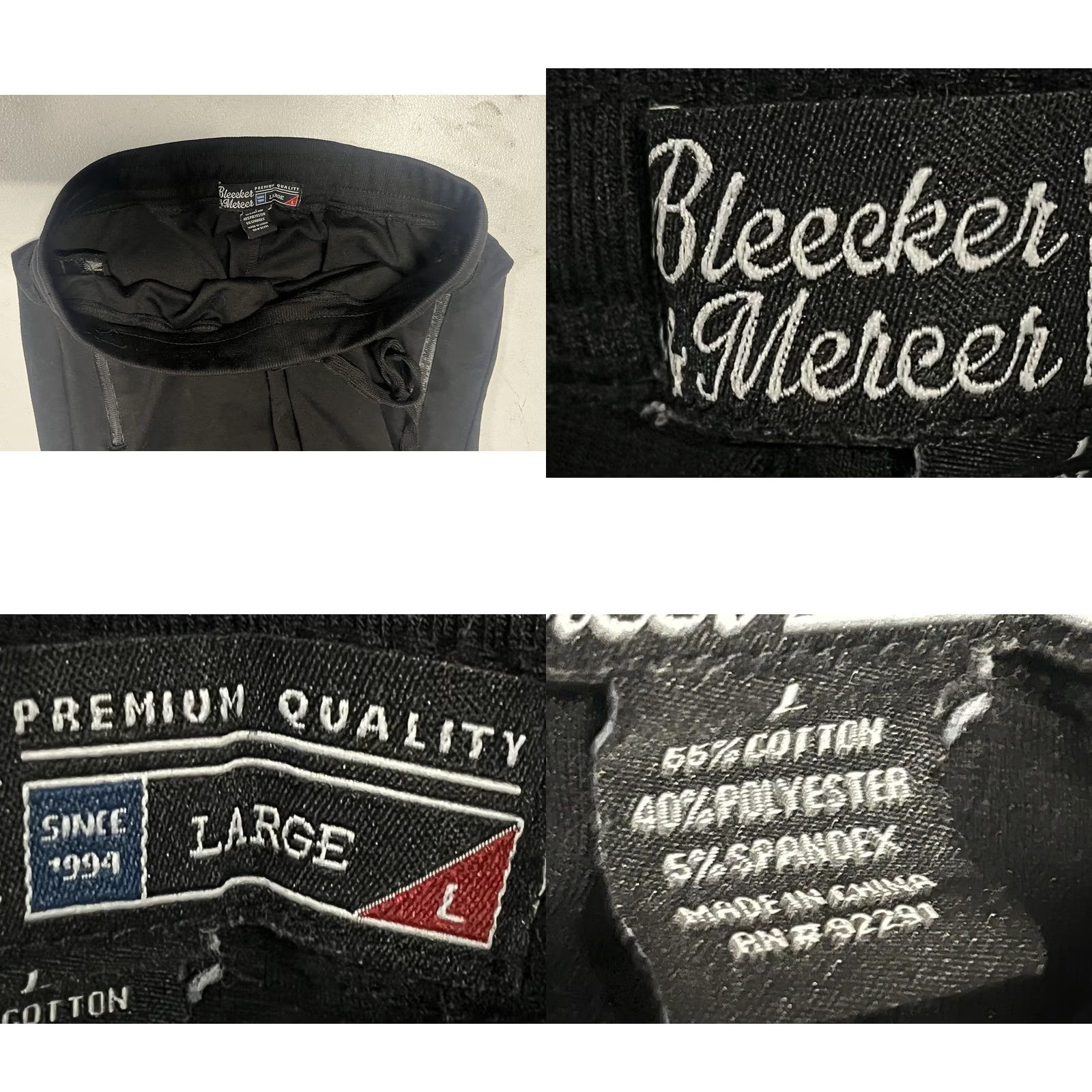 Vintage Mercer Bleecker & Mercer Cotton Bermuda Shorts Black Mens Large Size US 33 - 8 Thumbnail