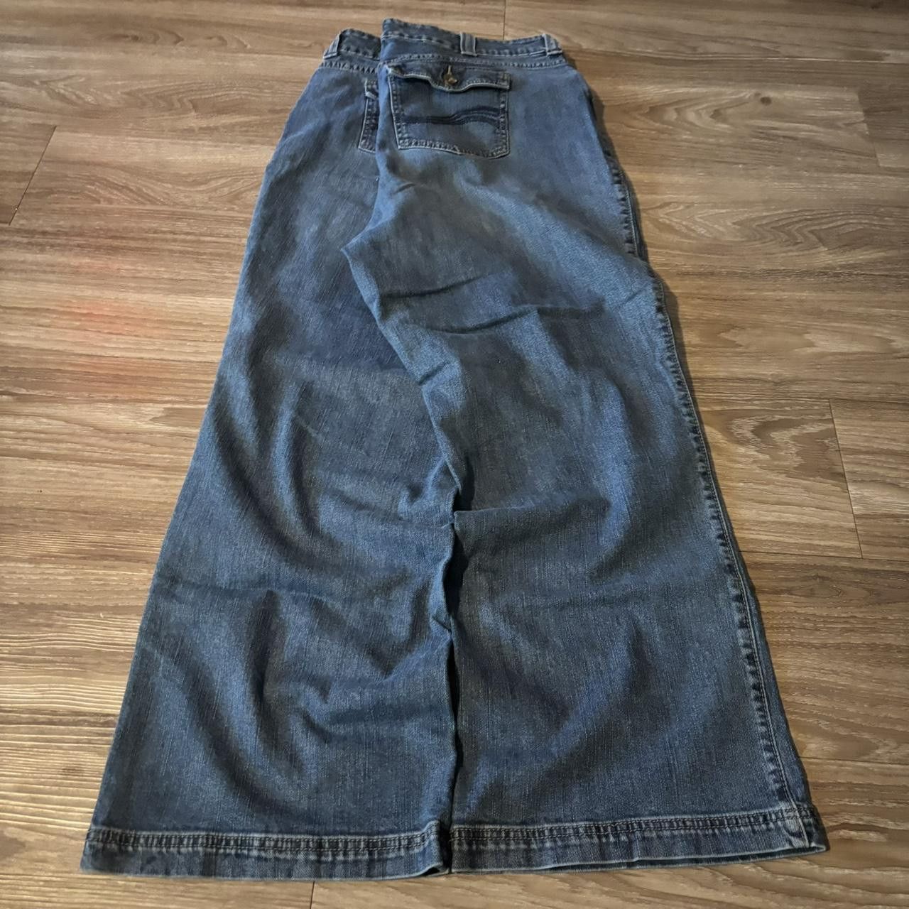 Vintage Crazy Vintage Y2K/2000s Baggy Dark Wash Skater Denim Jeans! 42x30 Size US 42 / EU 58 - 4 Thumbnail