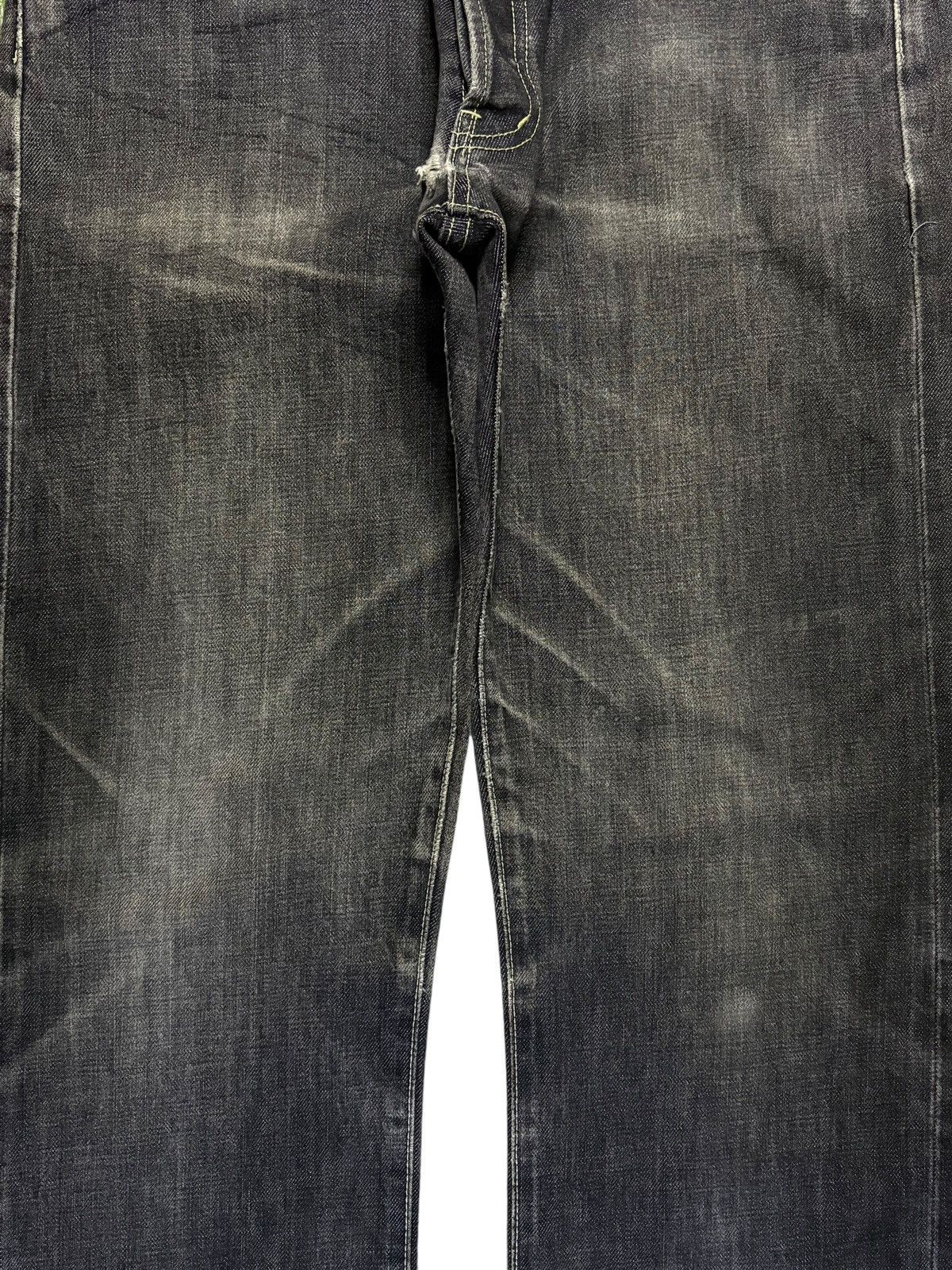Japanese Brand Vintage Japanese Brand Rusty Wash Distressed Baggy Jeans Size US 31 - 5 Thumbnail