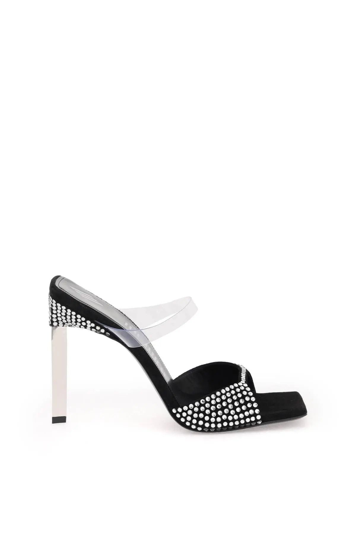 image of The Attico O1S22I1N1223 Adele Mule Shoess In Black Shoes, Women's (Size 8)