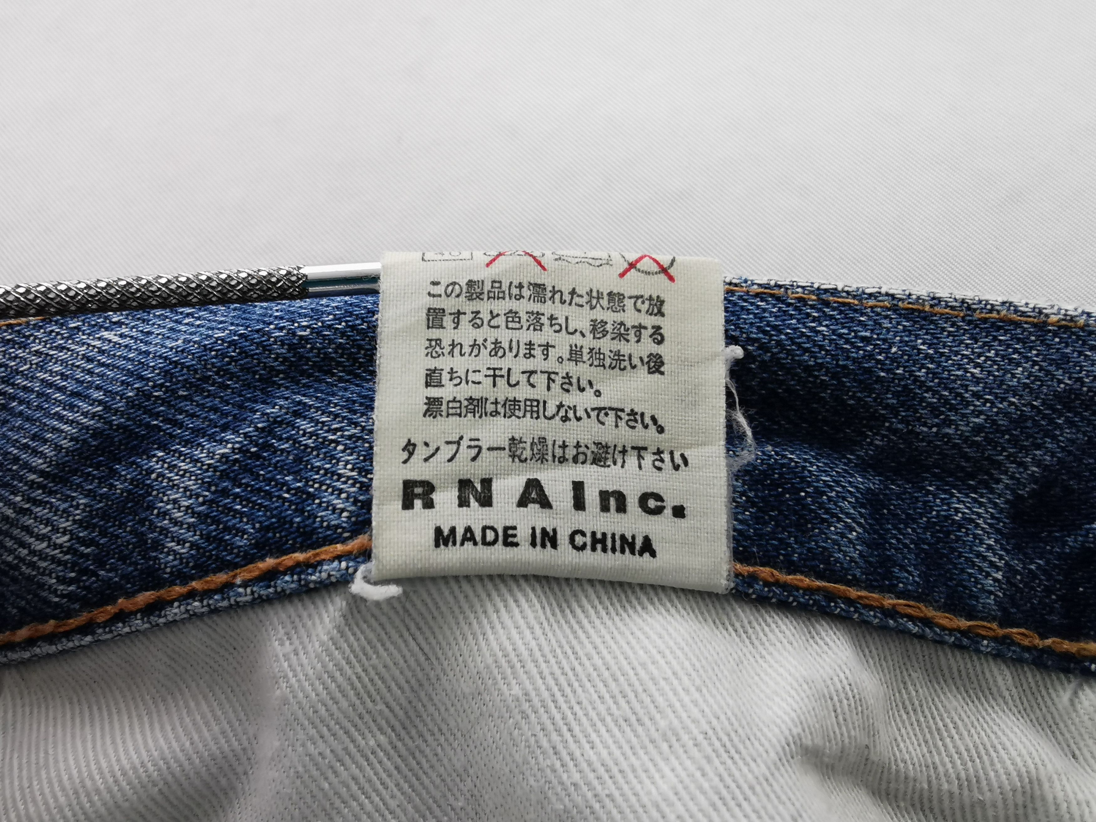 Band Tees × Vintage Distressed Vintage 90's RNA X Rancid Slang From Chaos Denim Size US 32 / EU 48 - 8 Thumbnail