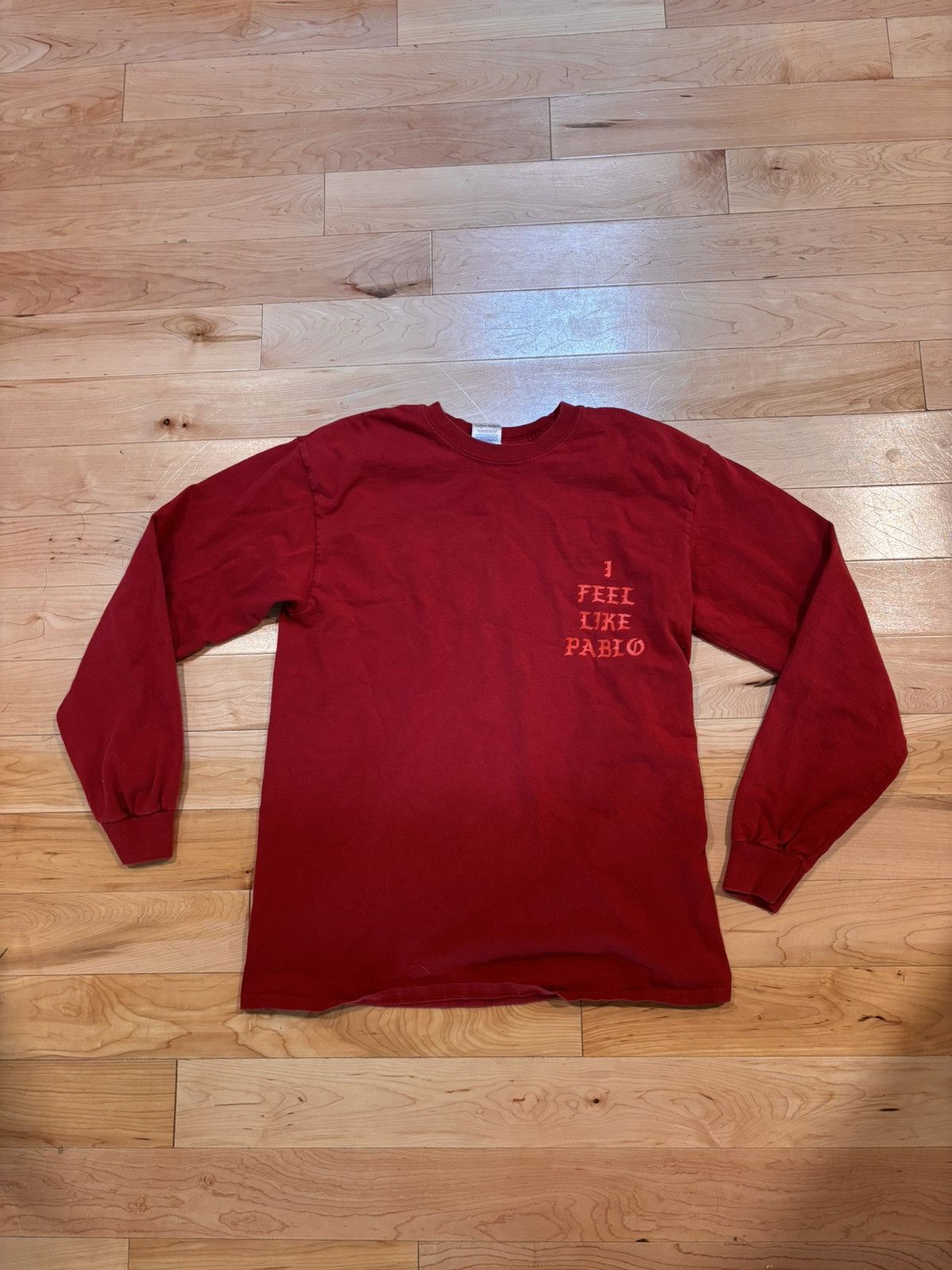 トップス YEEZY Vultures long tee RED 1 yeezy vultures longsleeve red – único13