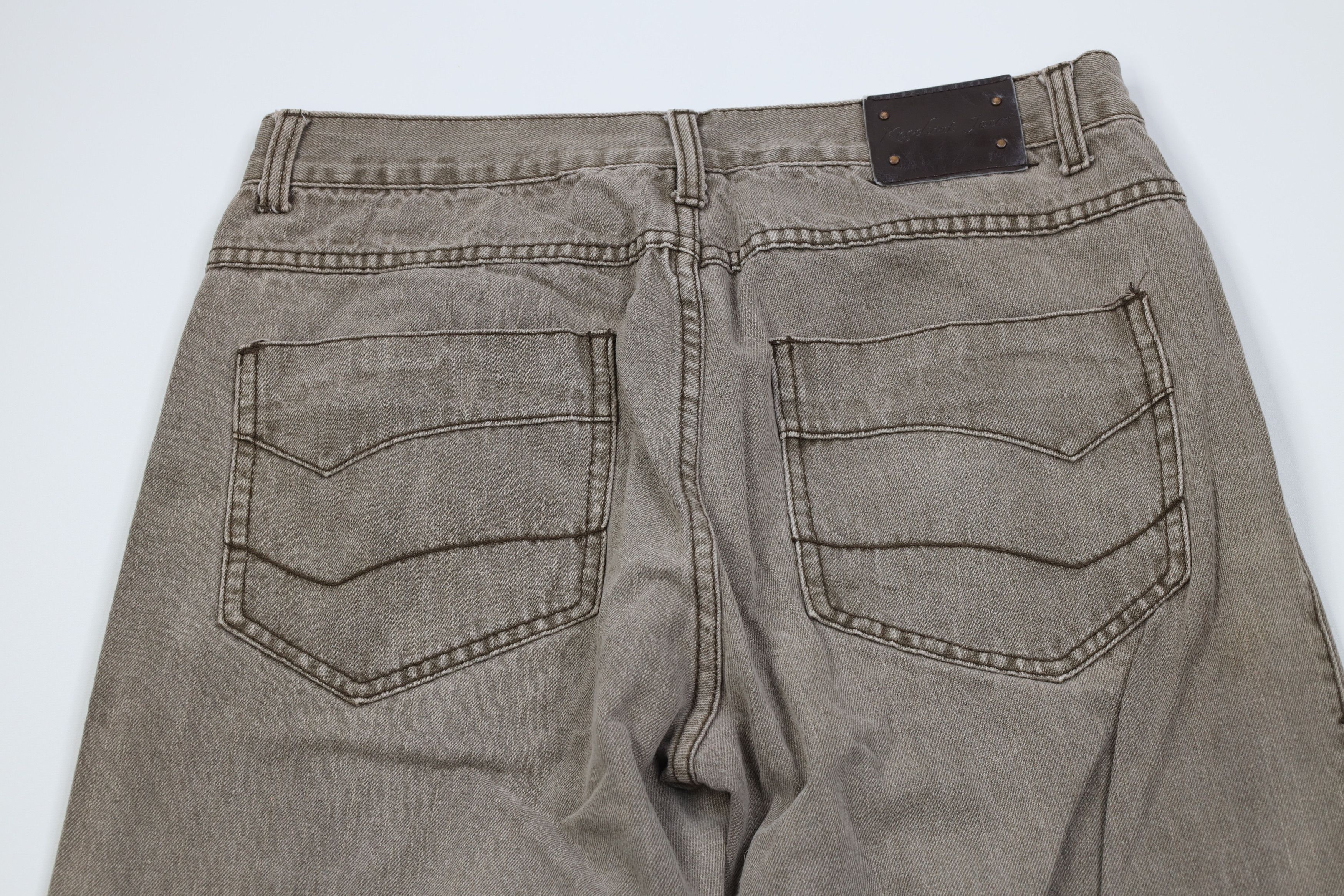Vintage Vintage 90s Y2K Streetwear Baggy Wide Leg Denim Jeans Brown Size US 34 / EU 50 - 10 Thumbnail