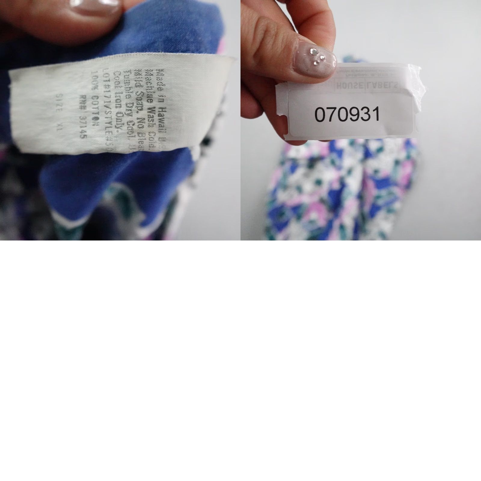 Hilo Hattie VINTAGE Hilo Hattie Shirt Mens XL Blue Floral Hawaiian Aloha Camp Button Up Size US XL / EU 56 / 4 - 8 Thumbnail