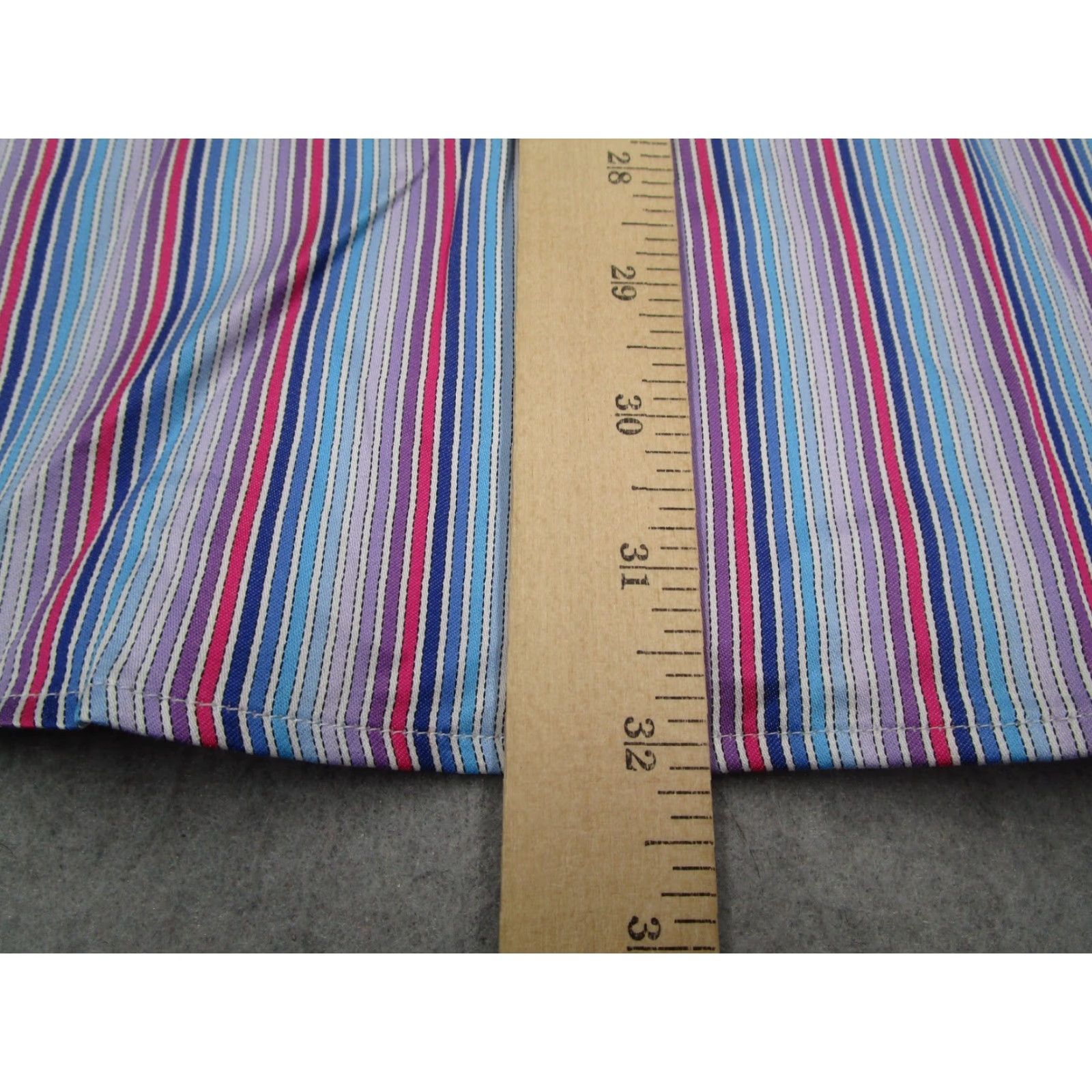 Robert Graham Robert Graham Dress Shirt Mens 43 17 Blue Striped Long Sleeve Button Up Size US XL / EU 56 / 4 - 7 Thumbnail
