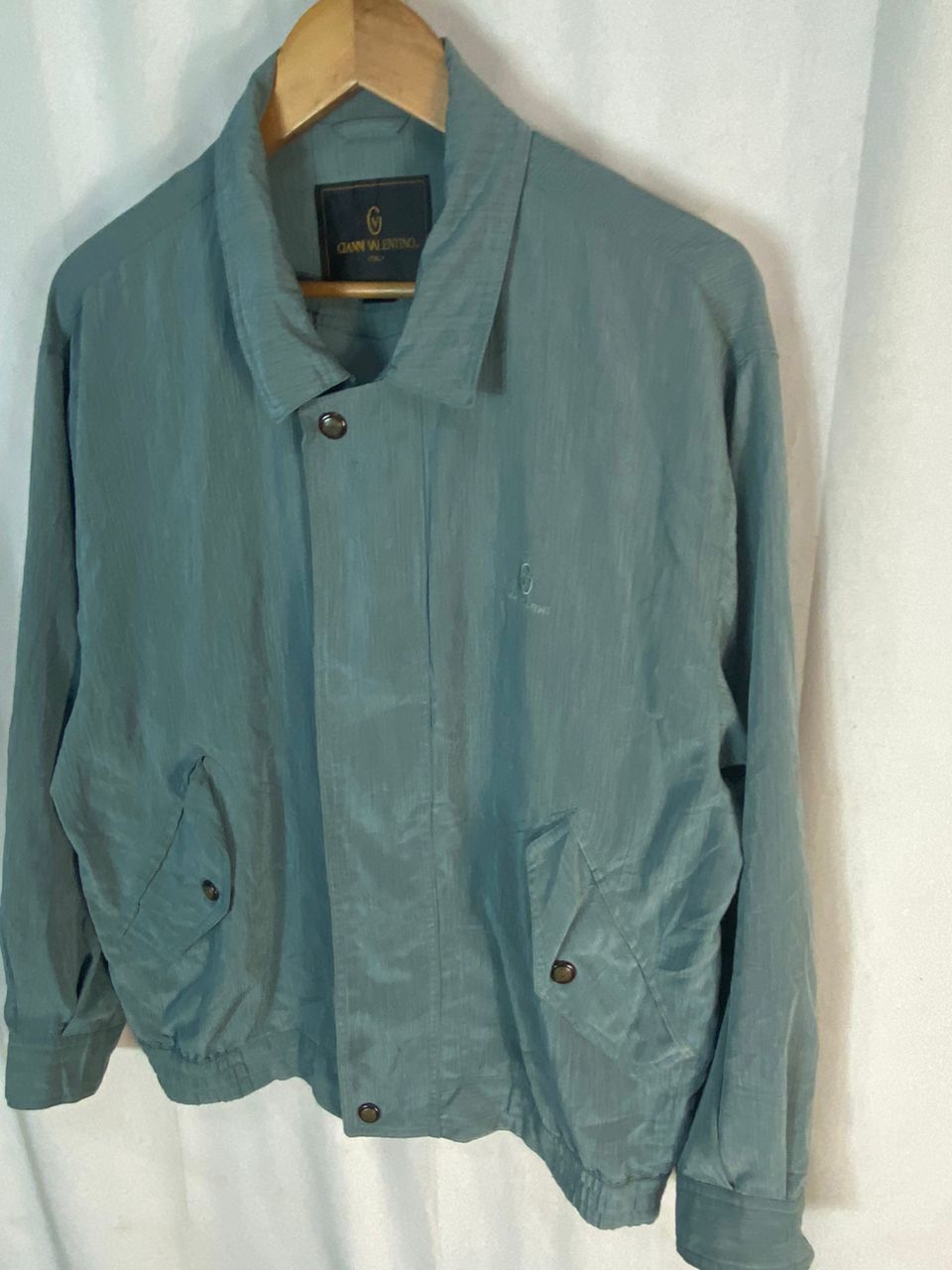 Japanese Brand Gianni Valentino small spellout zipper jacket Size US M / EU 48-50 / 2 - 3 Thumbnail