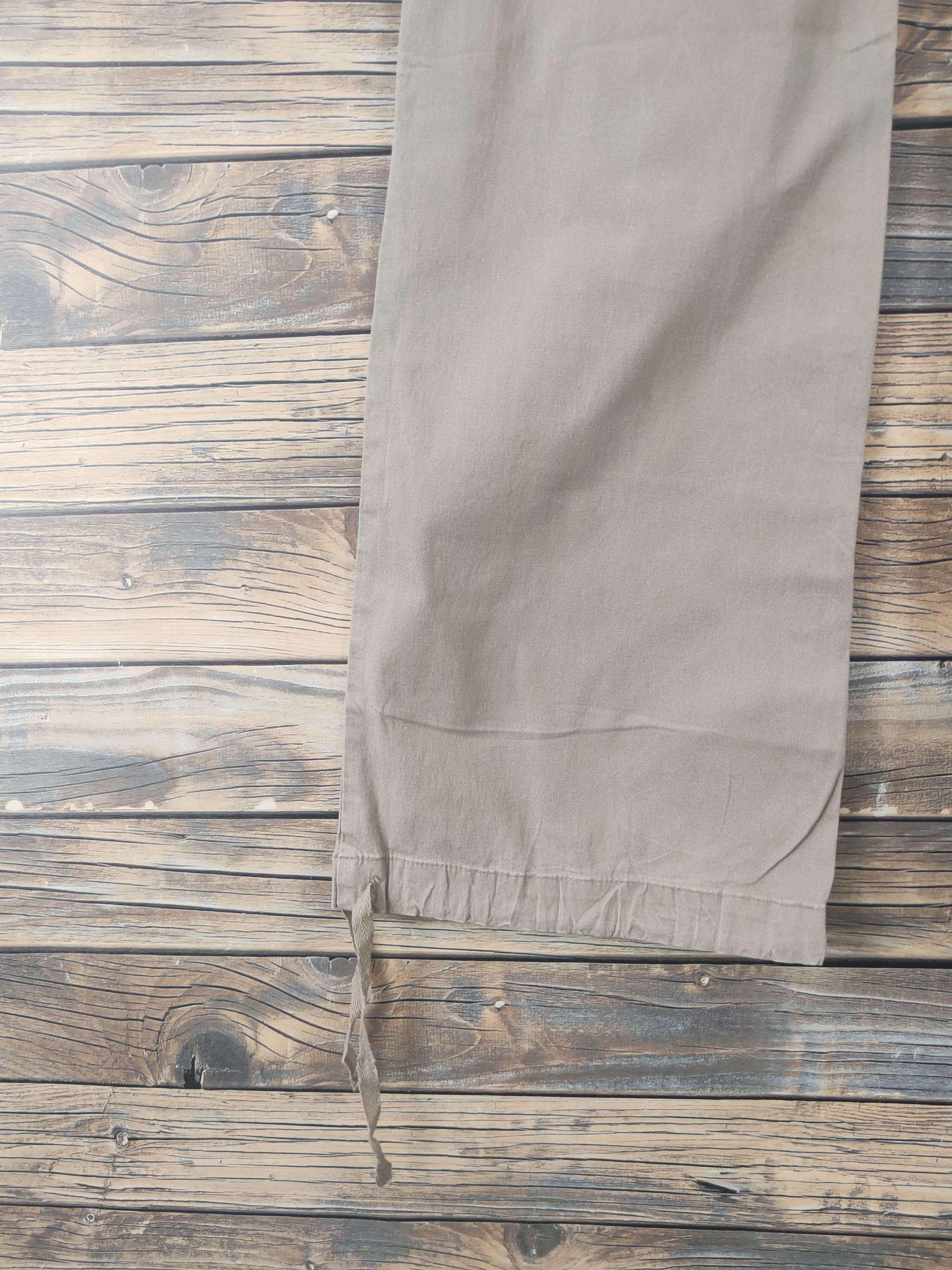 Japanese Brand DL Kissmark Beige Multipocket Utility Cargo Pants #2044 Size 28" / US 6 / IT 42 - 9 Thumbnail
