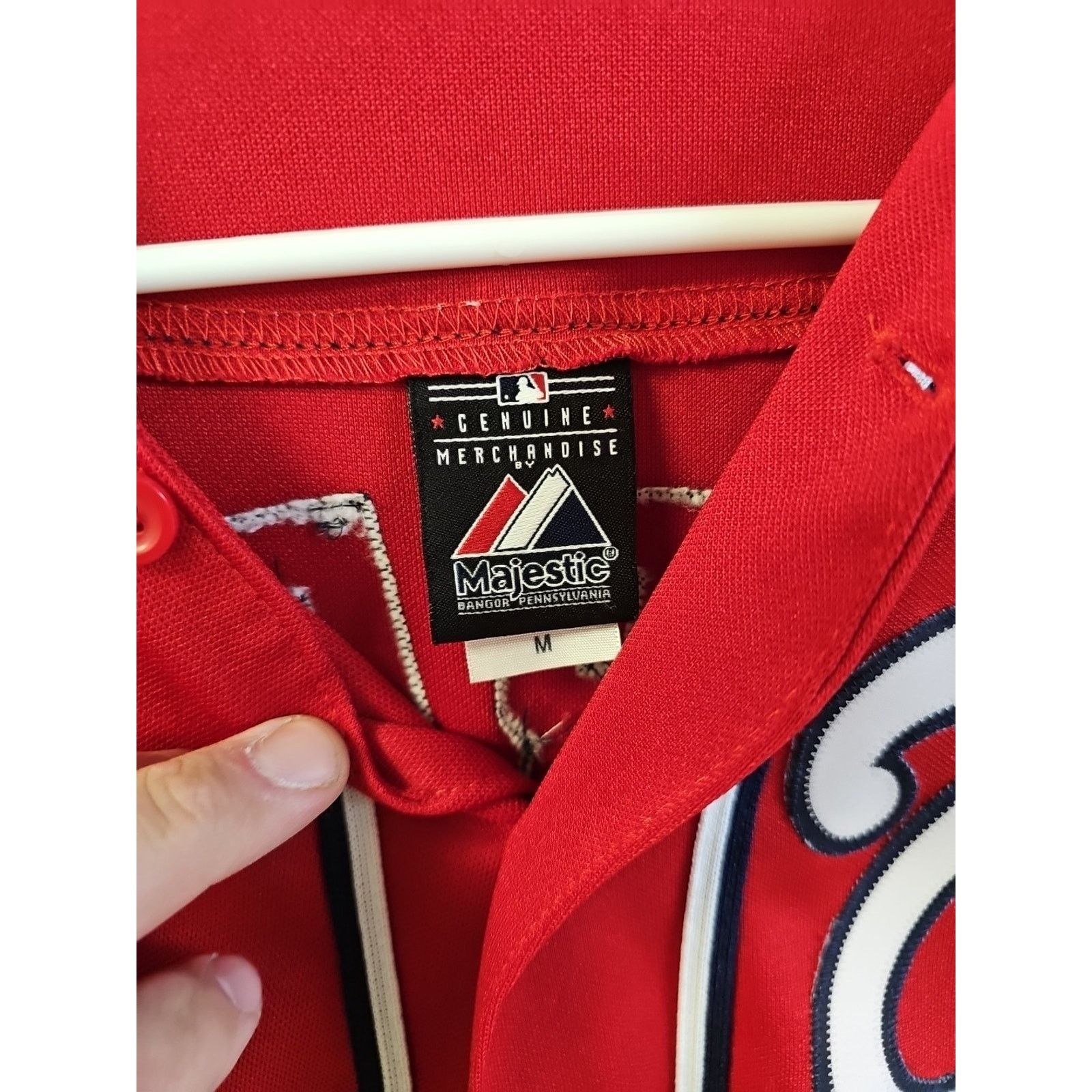 Majestic Bryce Harper Washington Nationals Majestic MLB Jersey Mens M Size US M / EU 48-50 / 2 - 3 Thumbnail