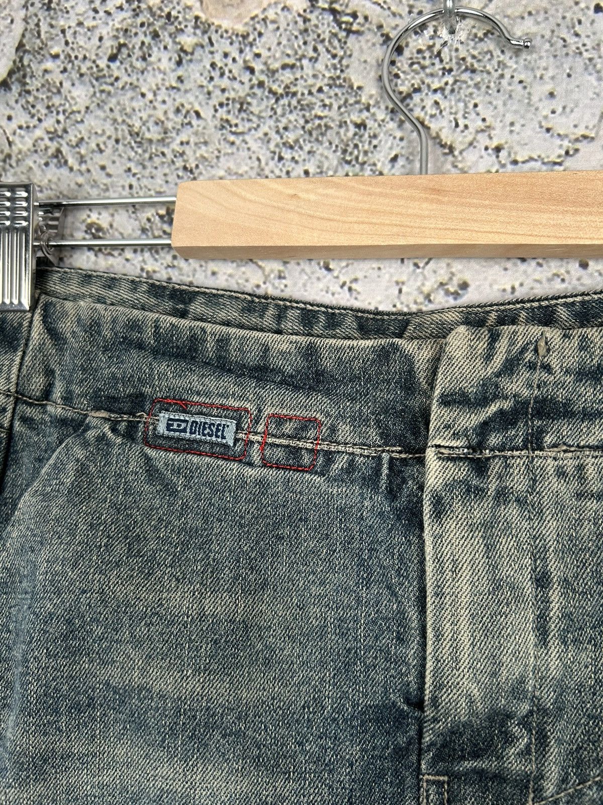 Diesel Vintage Diesel Y2K Avantgarde Midi Denjm Skirt Jeans Size 26" / US 2 / IT 38 - 5 Thumbnail