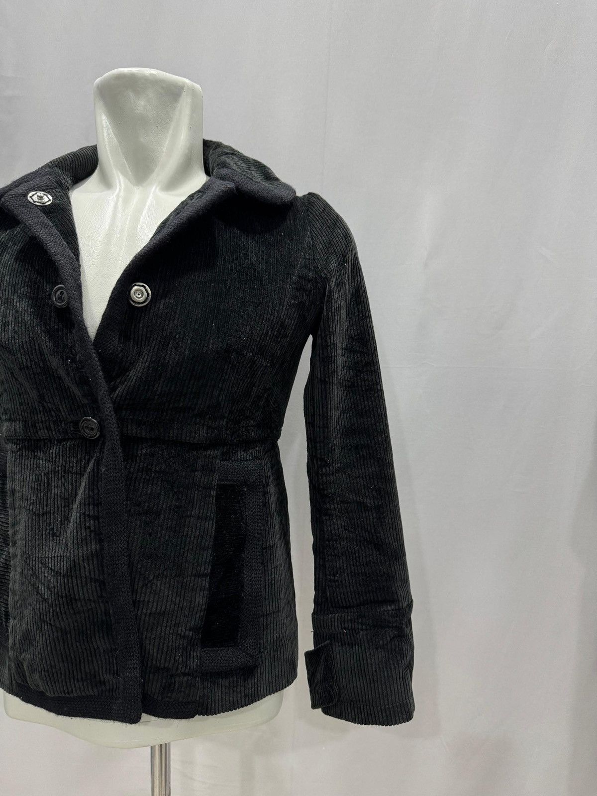 Marc Jacobs × Marc by Marc Jacobs Marc Jacobs Black Corduroy Coat Size S / US 4 / IT 40 - 5 Thumbnail