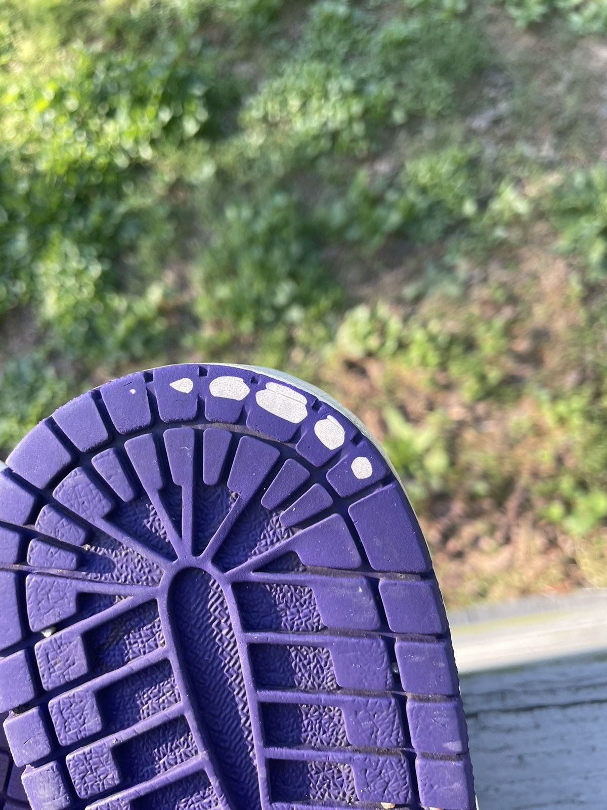 Jordan 1 court purple 1.0 Sz 10.5