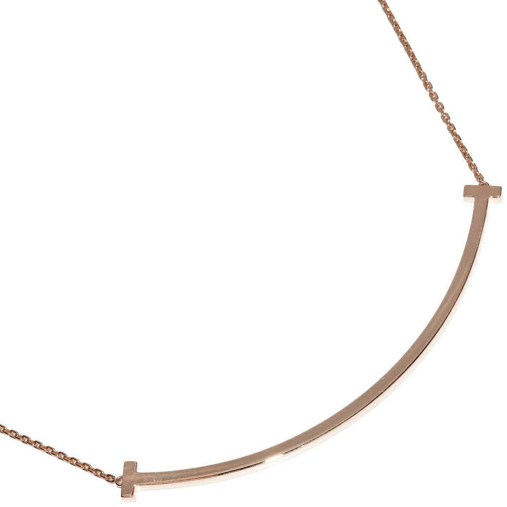 Tiffany & Co. Tiffany & Co. Tiffany & Co. T Smile Au750 Pendant Necklace Precious Metal Necklace DUTY FREE for USA Size ONE SIZE - 1 Thumbnail