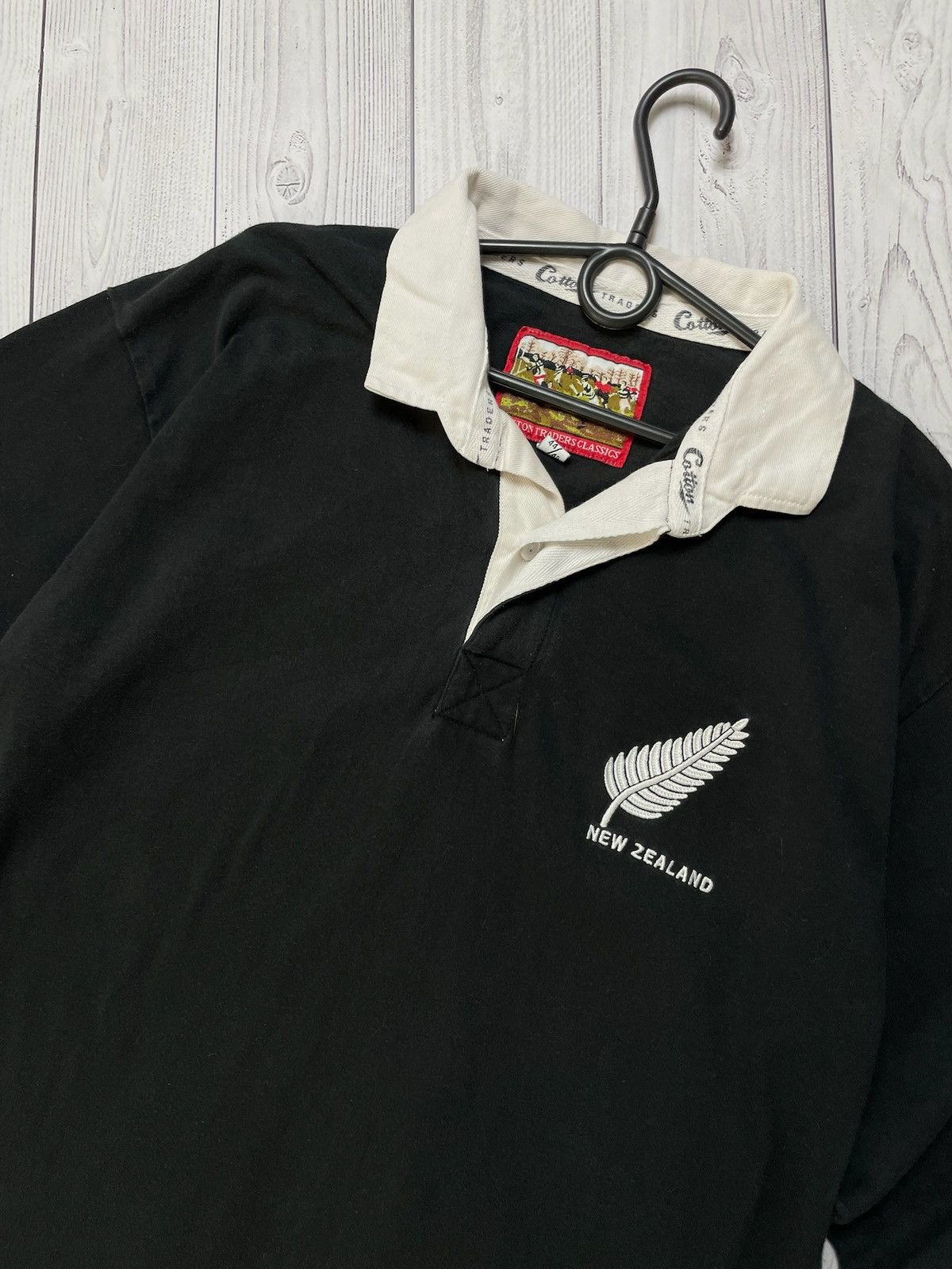 Vintage Vintage rugby jersey New Zealand all blacks size L retro Size US L / EU 52-54 / 3 - 2 Thumbnail