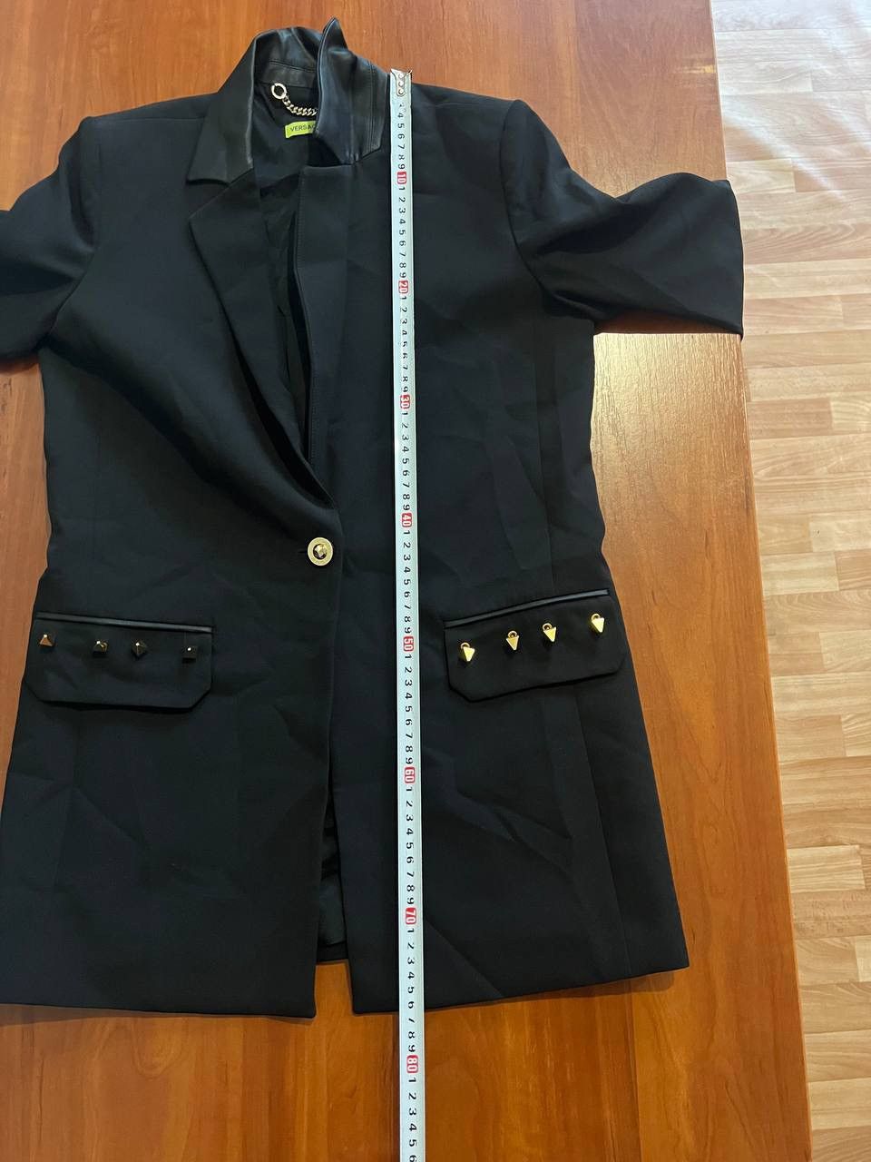 Versace Jeans Couture VERSACE JEANS RARE WOMEN DESIGNER SOLID SMOKING JACKETBLAZER Size XS / US 0-2 / IT 36-38 - 17 Thumbnail