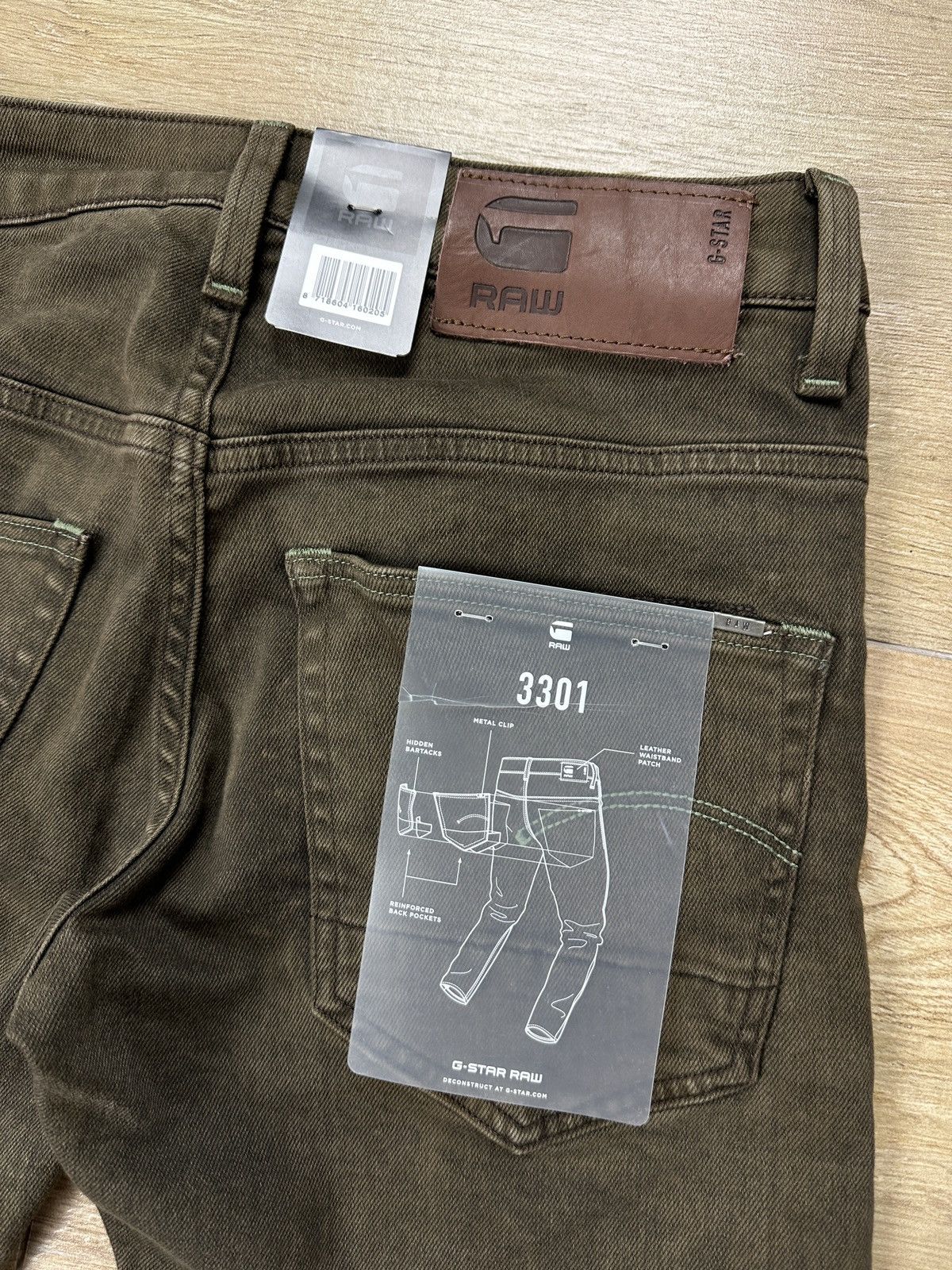 G-Star NEW🏷️ G-Star Raw 3301 Slim Coj Denim Jeans Size US 28 / EU 44 - 11 Thumbnail