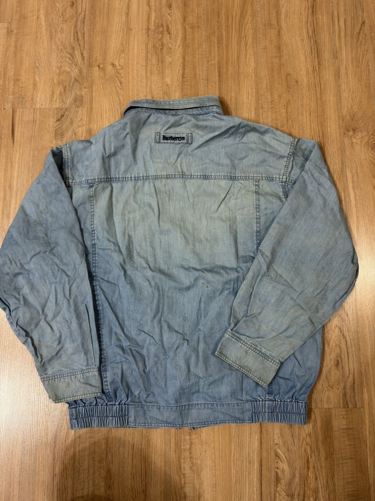 Burberry × Vintage VINTAGE BURBERRY DENIM JACKET Size US L / EU 52-54 / 3 - 8 Thumbnail