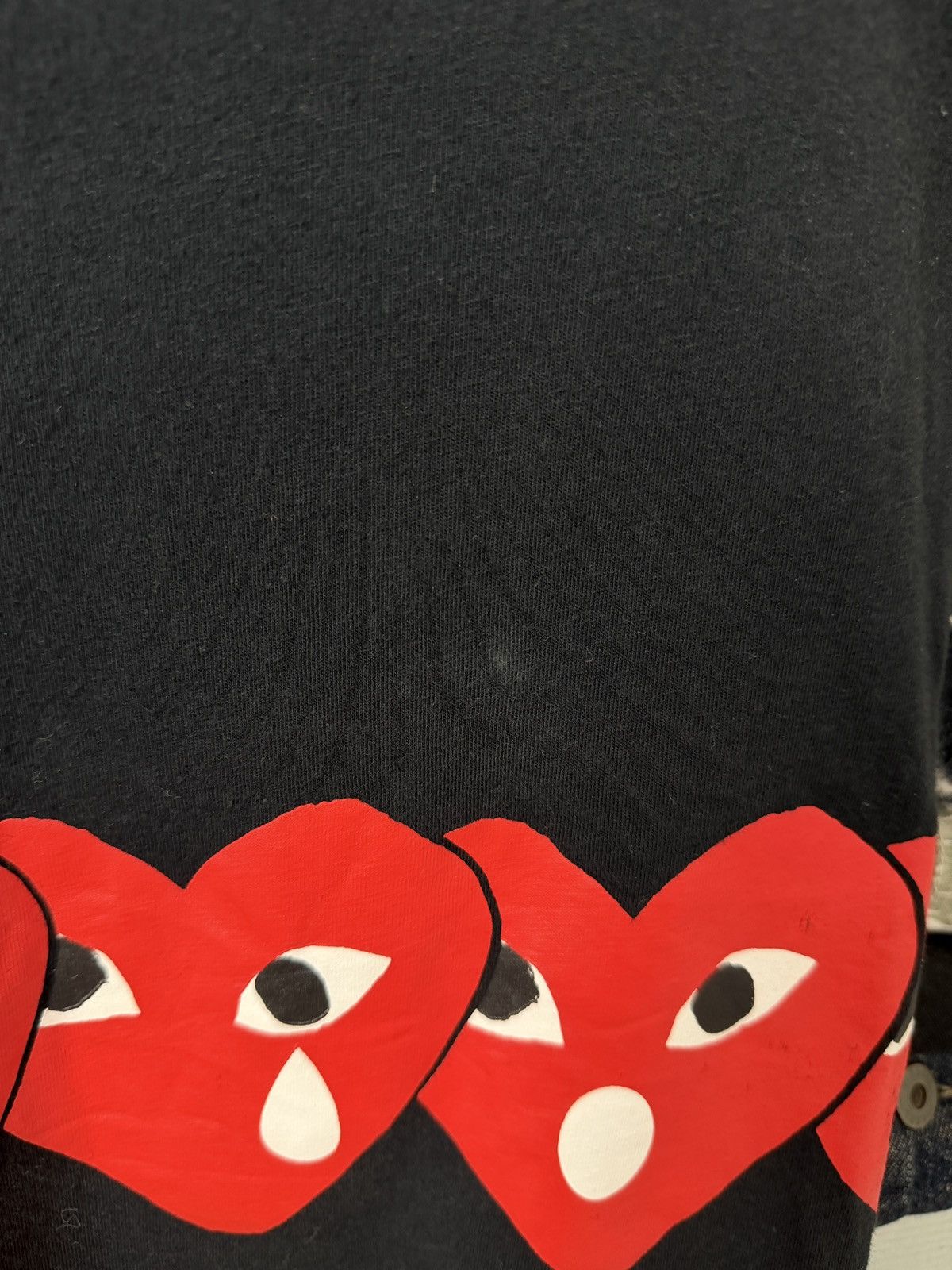 Comme des Garcons PLAY Comme Des Garcons Play CDG White y2k Tee Size US S / EU 44-46 / 1 - 8 Thumbnail
