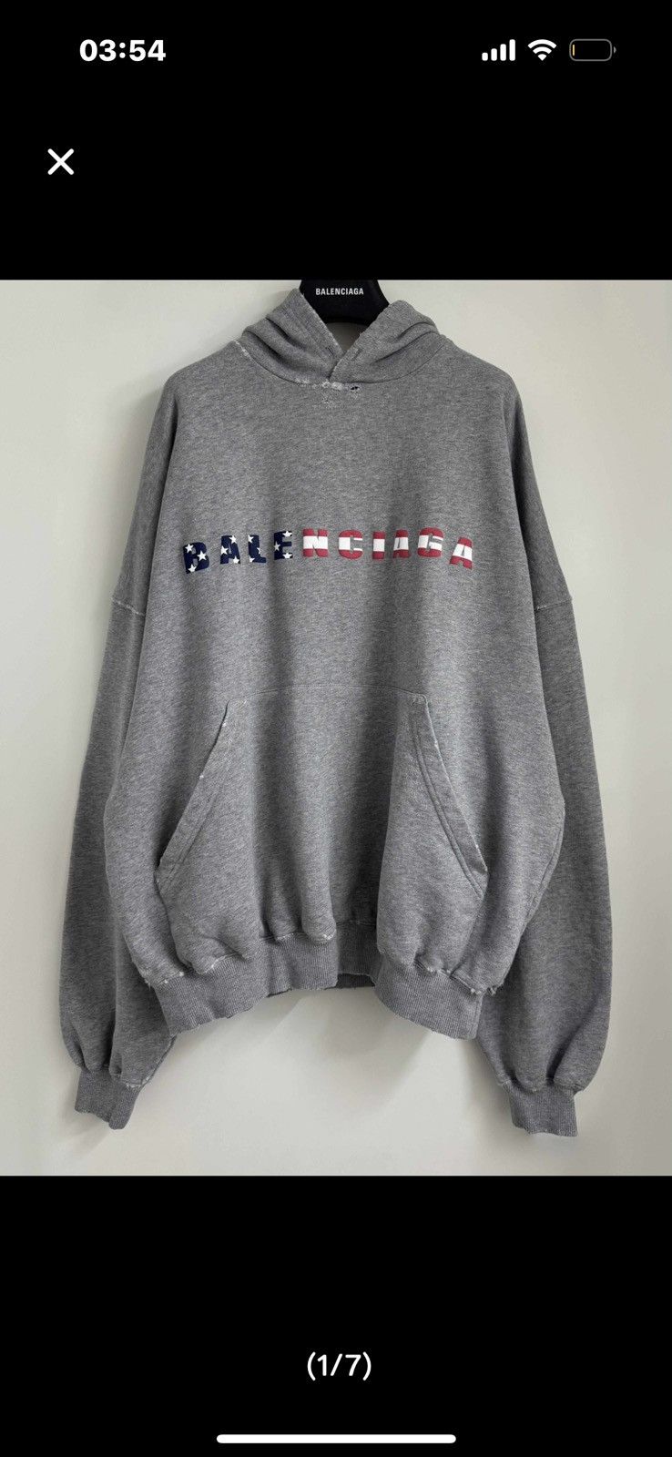 Balenciaga USA hoodie Size US XL / EU 56 / 4 - 1 Thumbnail