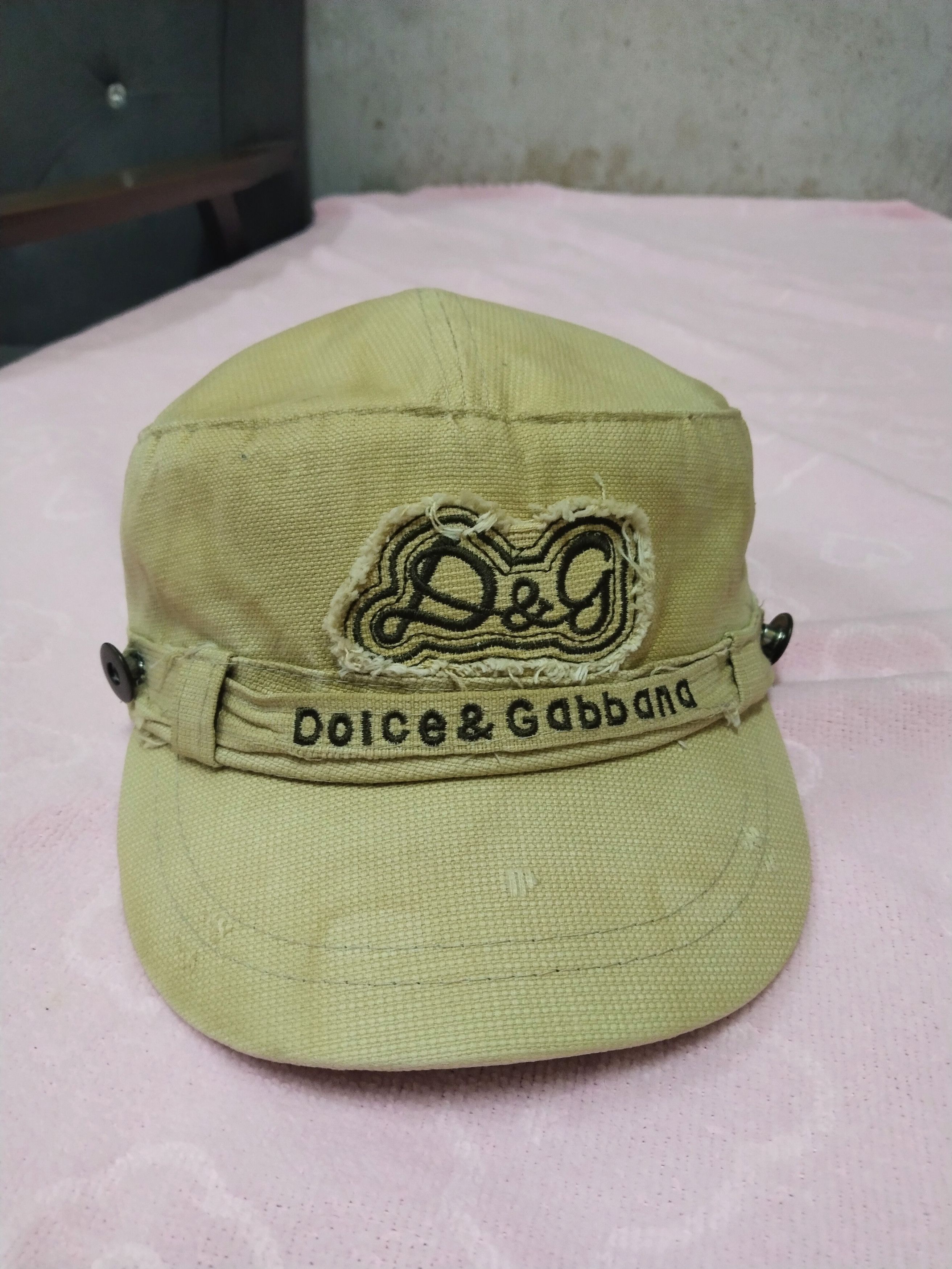 Dolce & Gabbana × Vintage Vintage Y2K Dolce Gabbana Distressed Cap